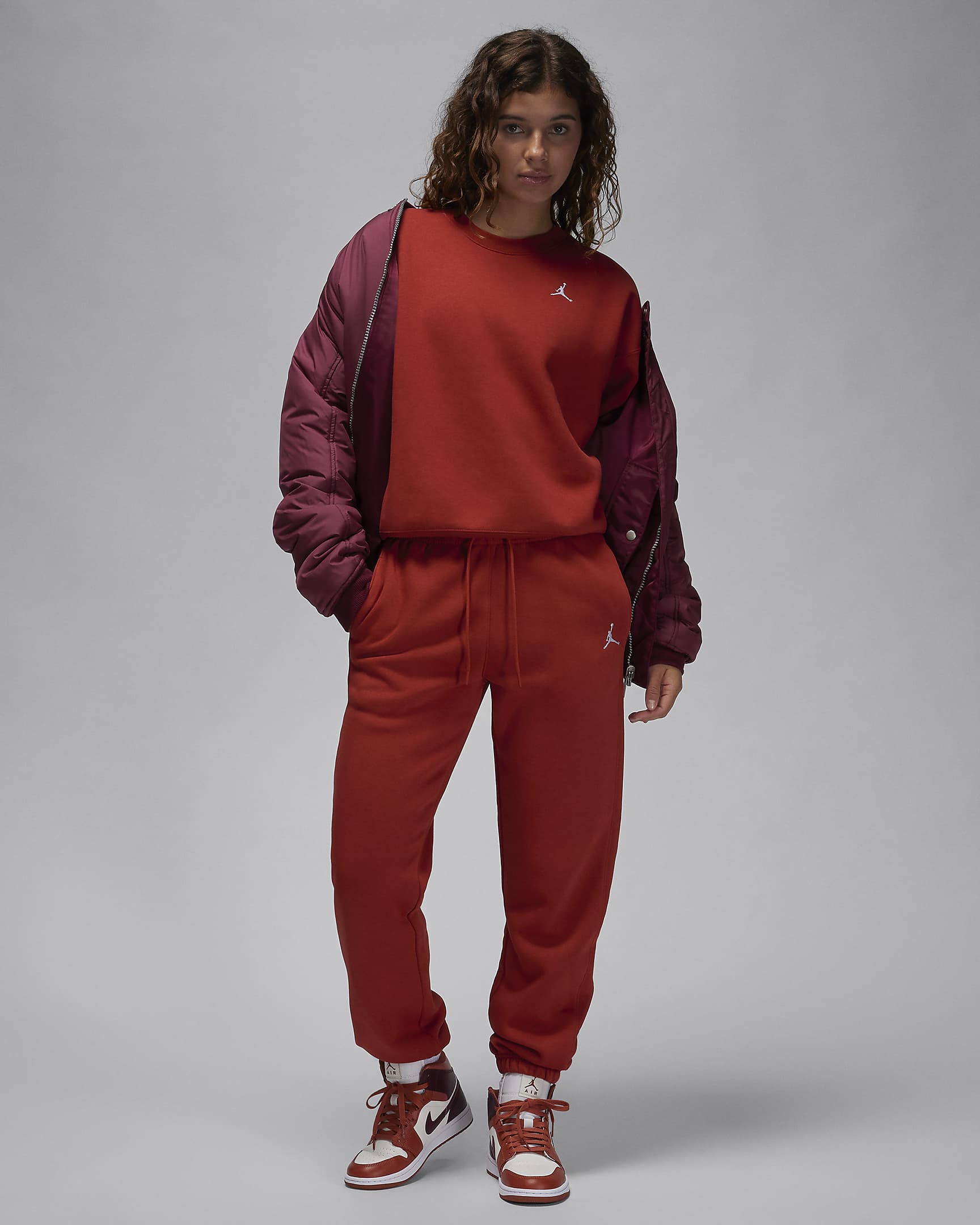 Jordan Brooklyn Fleece Women's Crew-Neck Sweatshirt. Nike ZA