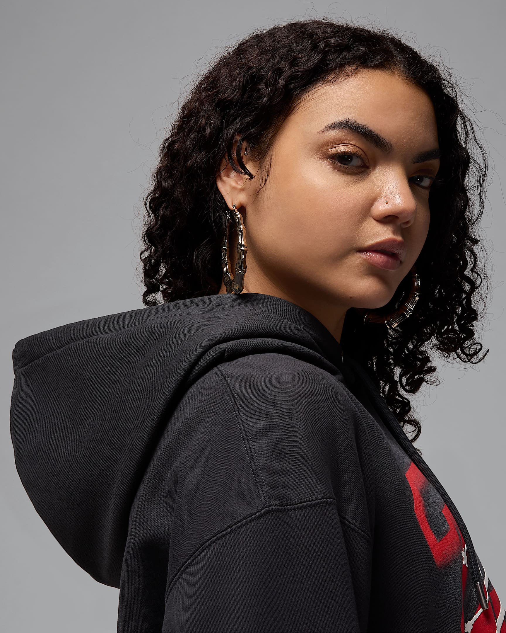 cropped jordan hoodie