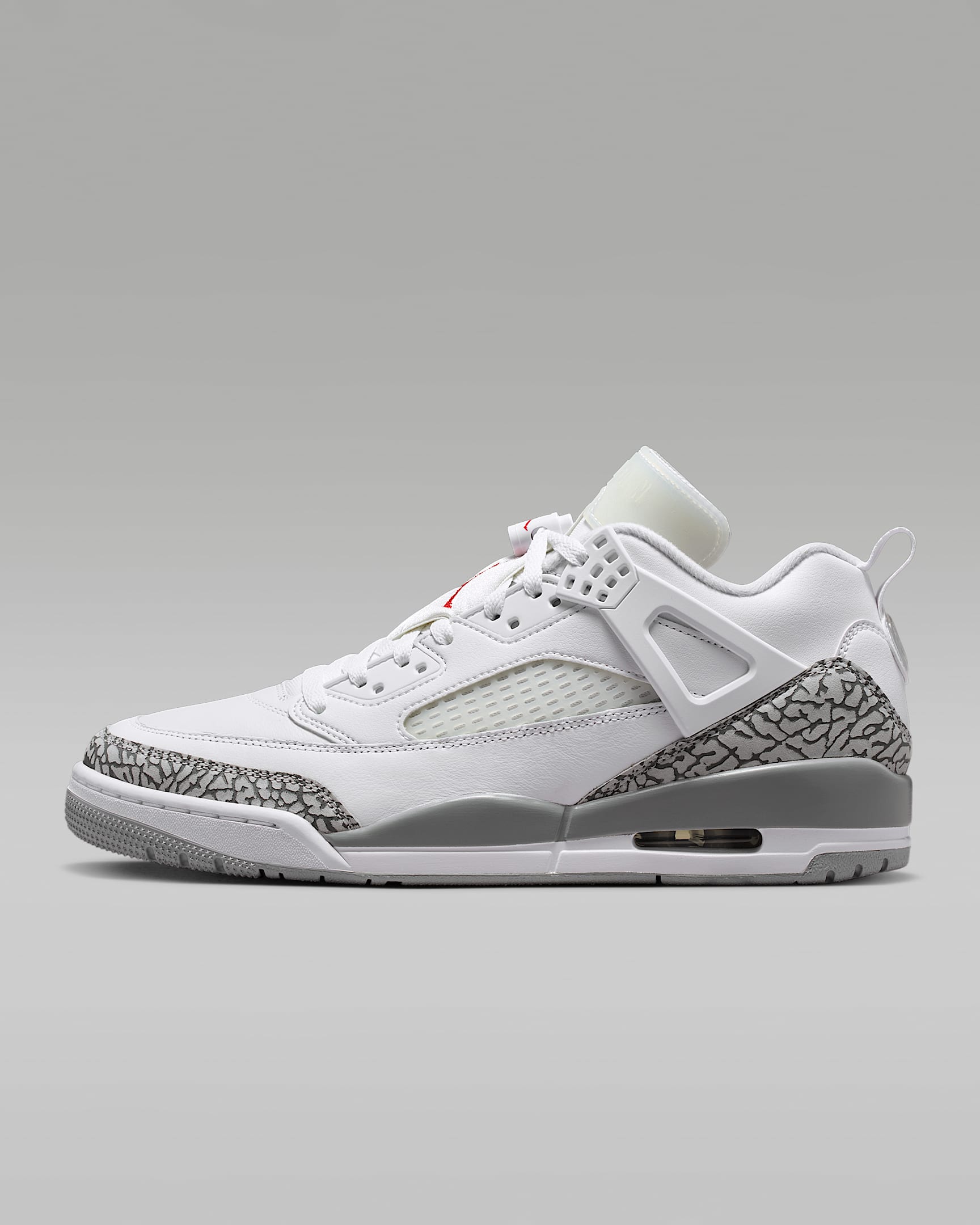 Jordan Spizike Low férficipő - Fehér/Varsity Red/Cool Grey/Wolf Grey