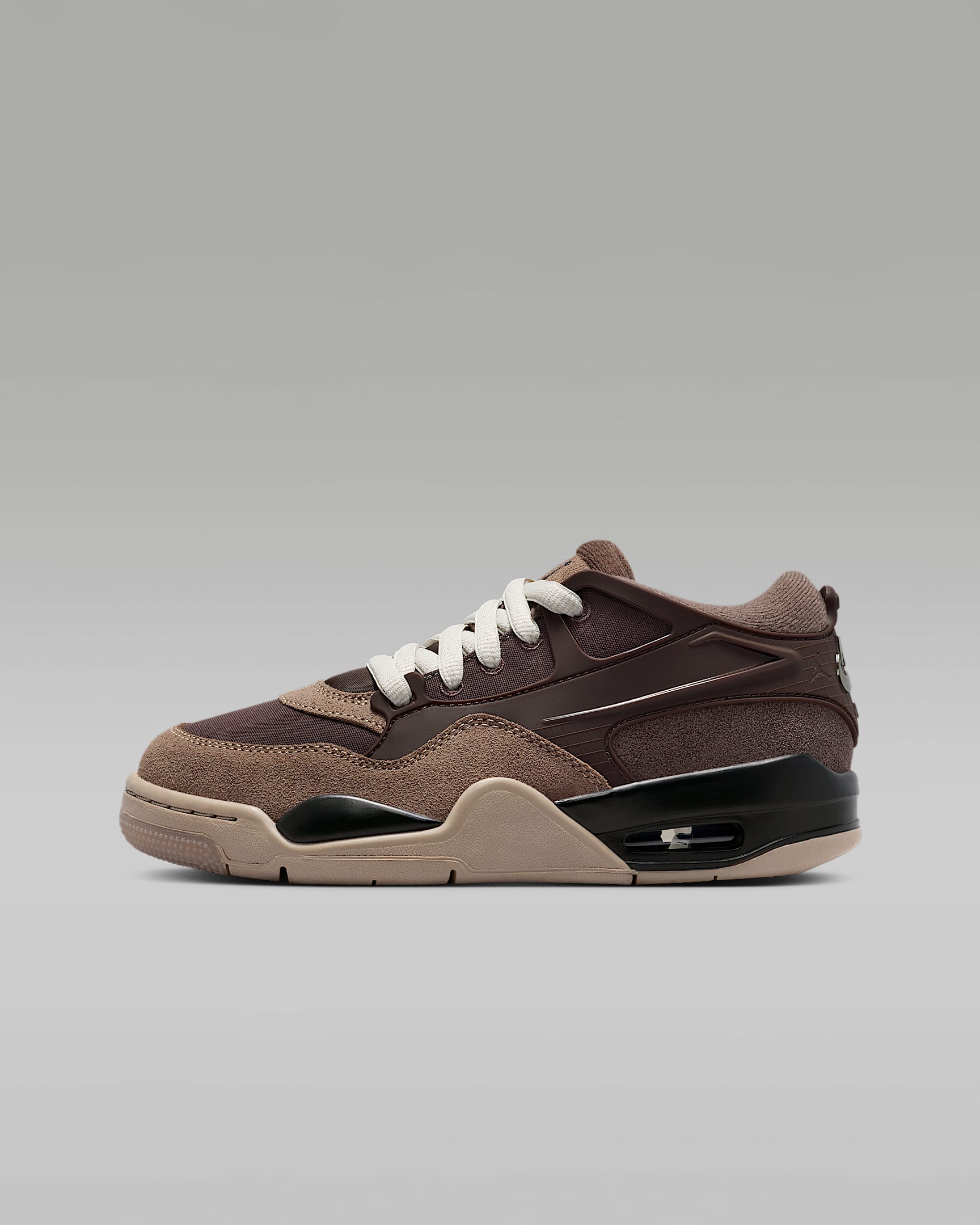 Chaussure Air Jordan 4 RM pour ado - Ironstone/Baroque Brown/Light Bone/Medium Olive