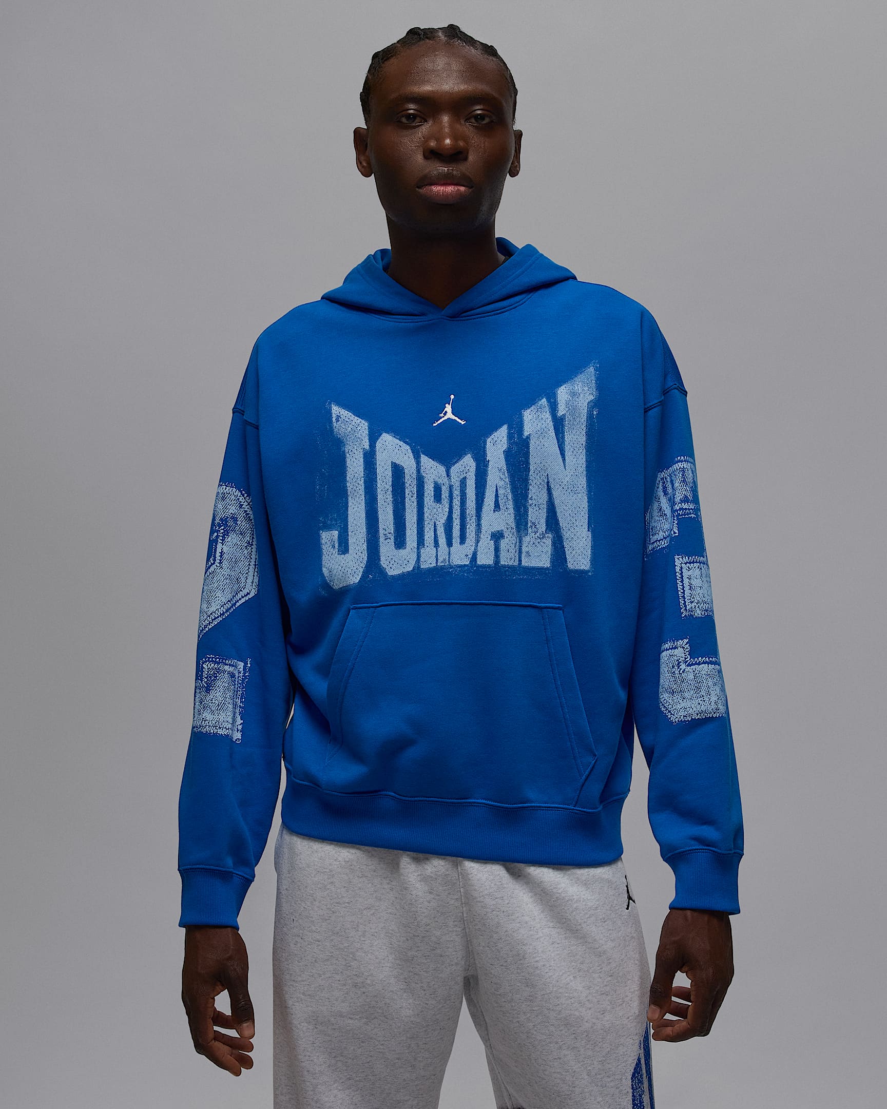 Jordan Brooklyn universiteitshoodie voor heren - Sport Blue/Sail