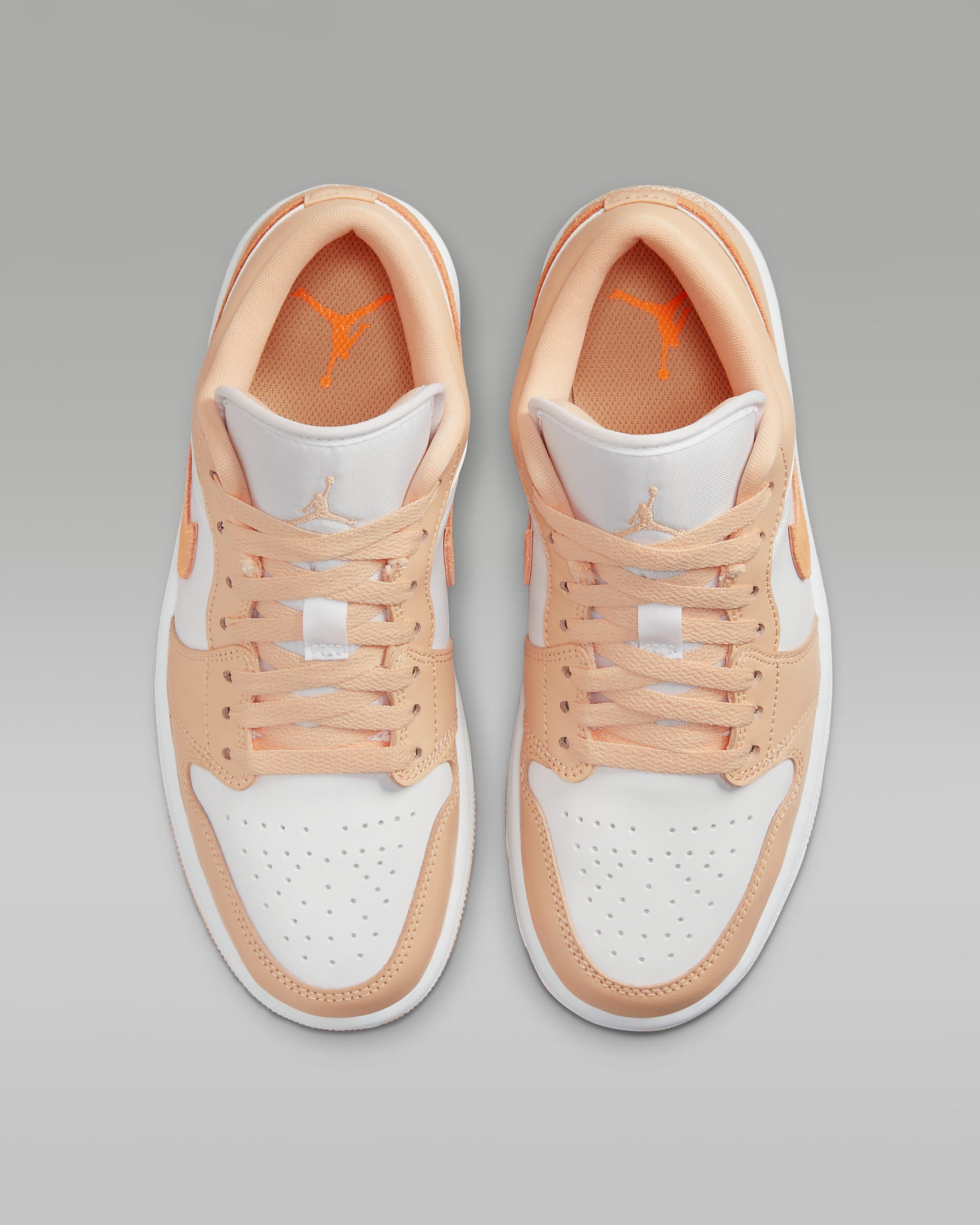 Air Jordan 1 Low Women's Shoes - Sunset Haze/White/Bright Citrus