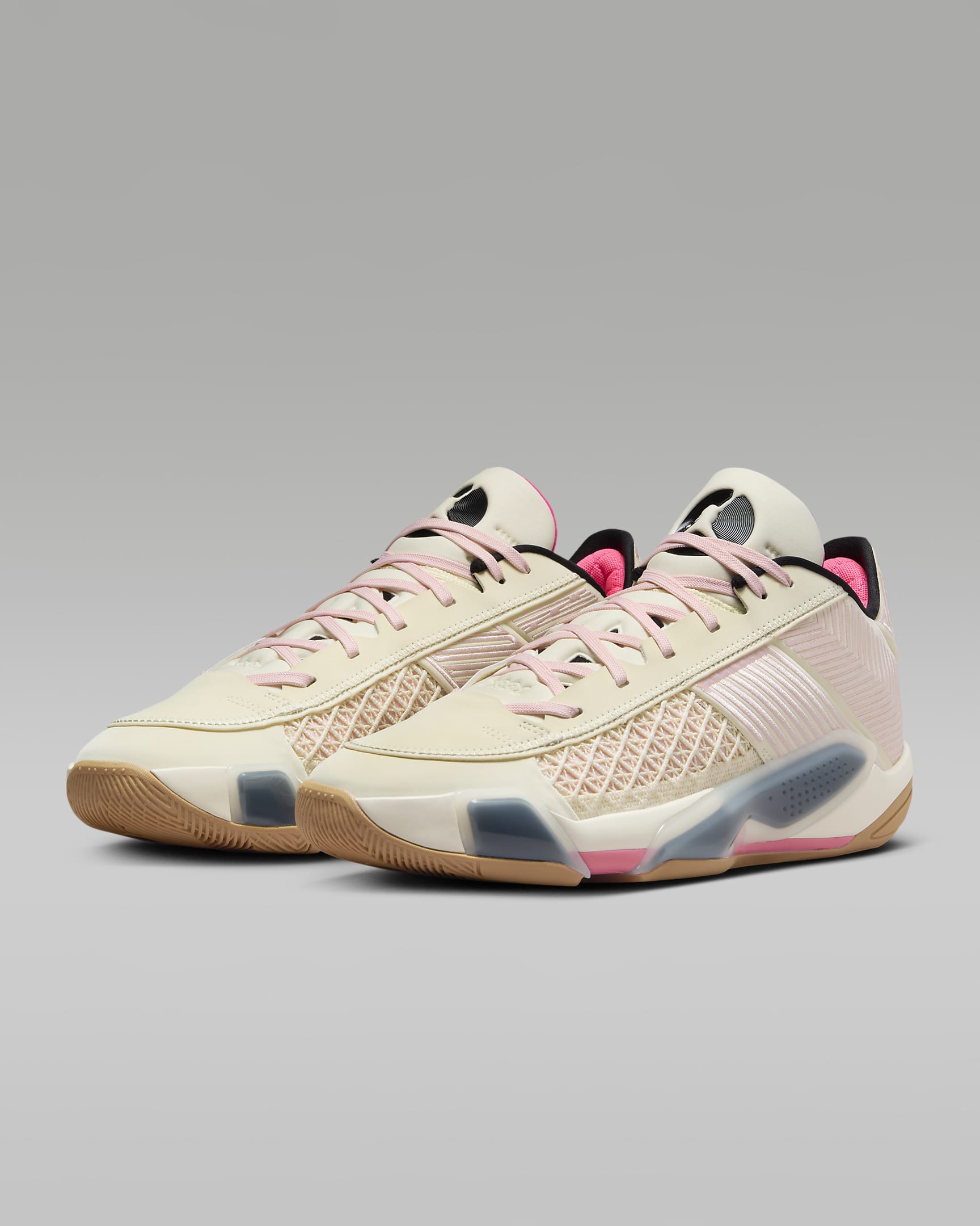 Air Jordan XXXVIII Low PF Basketball Shoes - Coconut Milk/Atmosphere/Hyper Pink/Black