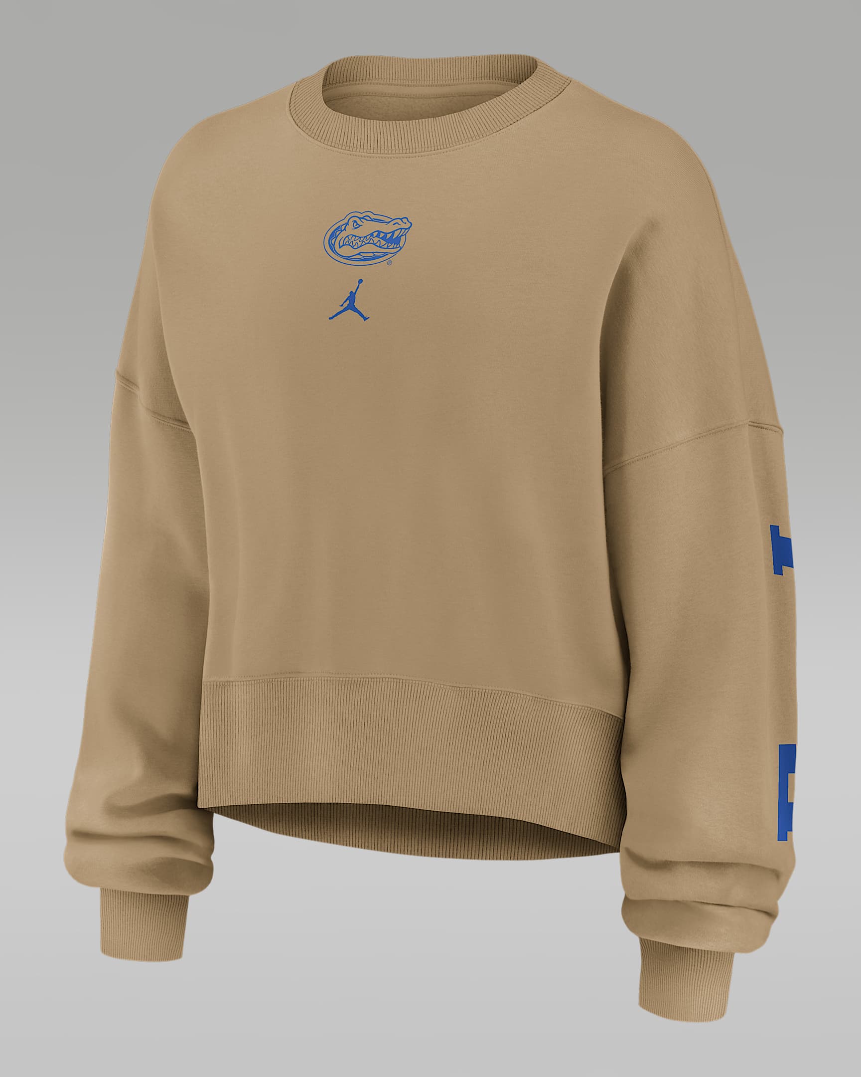 Florida Phoenix 2-Hit Women's Jordan Brand College Pullover Crew - Tan/Beige