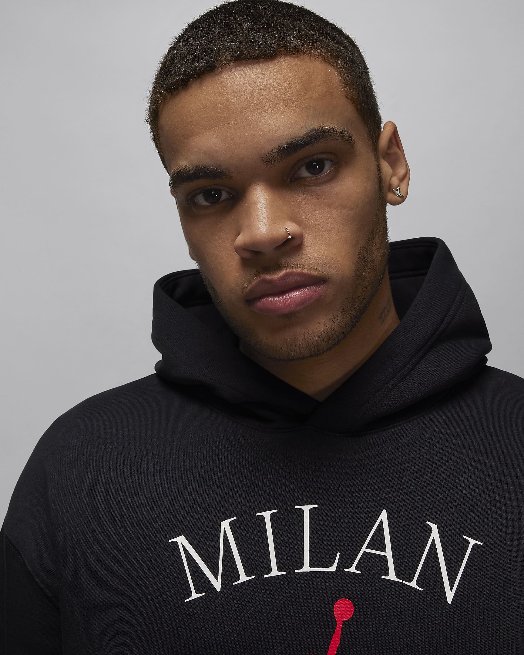 Sweat à capuche Jordan Milan pour homme - Noir