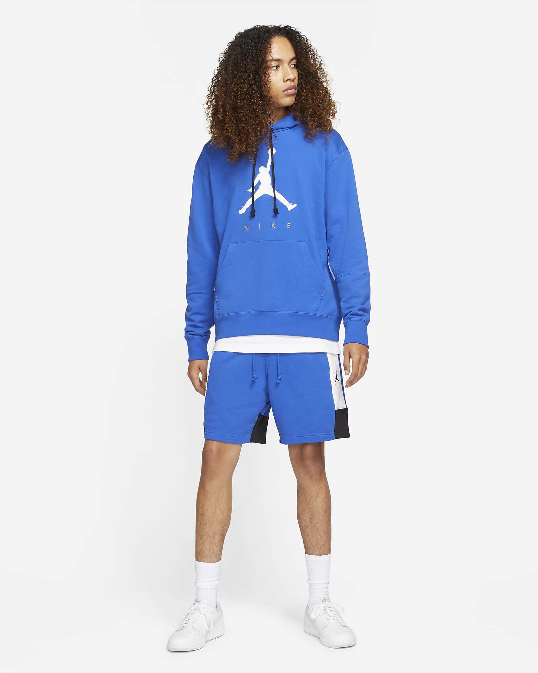 Jordan Jumpman Men's Pullover Hoodie - Game Royal/White/Black