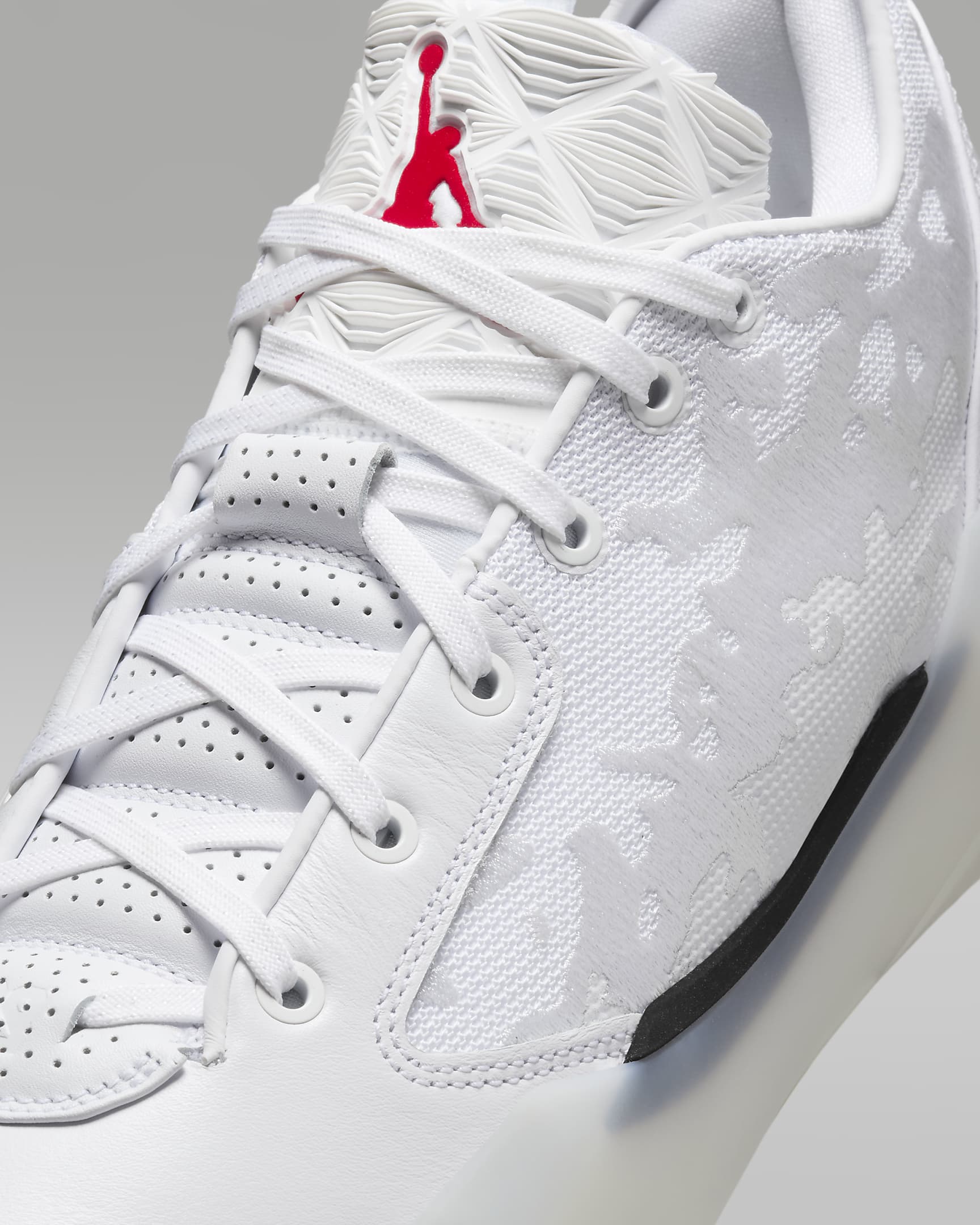 Air Jordan XXXIX "Sol" Basketball Shoes - White/Black/University Red