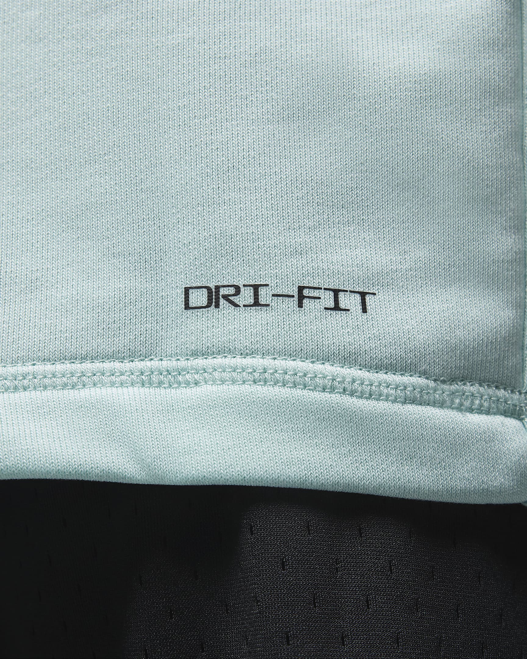 Jordan Dri-FIT Sport fleecehettegenser med grafikk til herre - Jade Ice/Svart