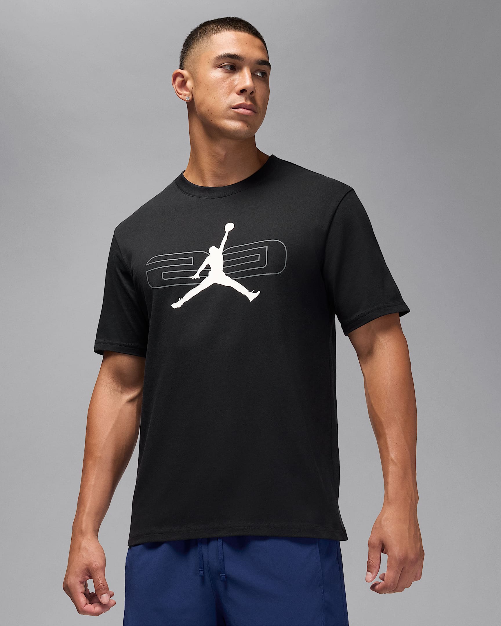 Jordan Sport Men's T-Shirt - Black/White