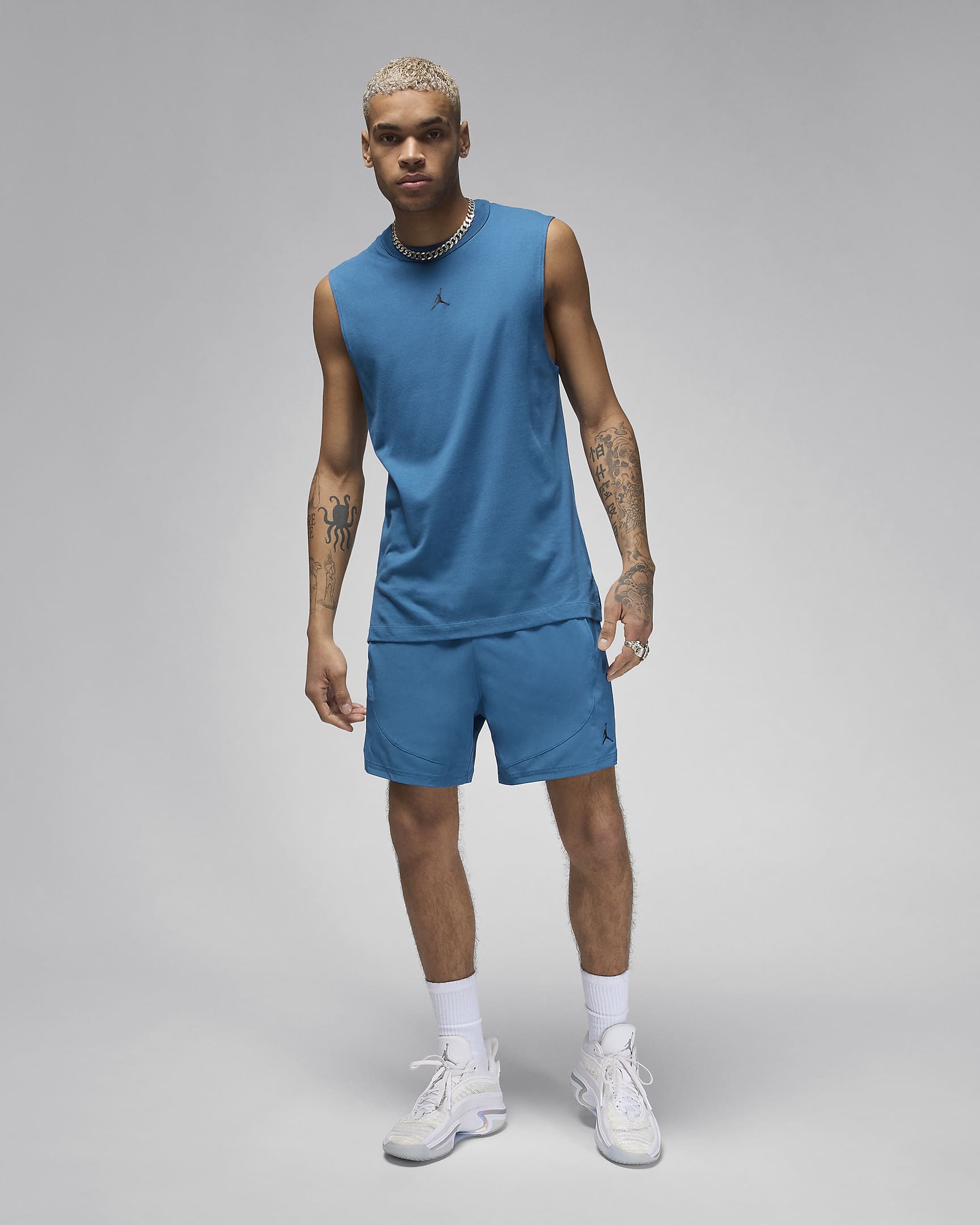 Jordan Dri-FIT Sport Men's Woven Shorts - Industrial Blue/Black