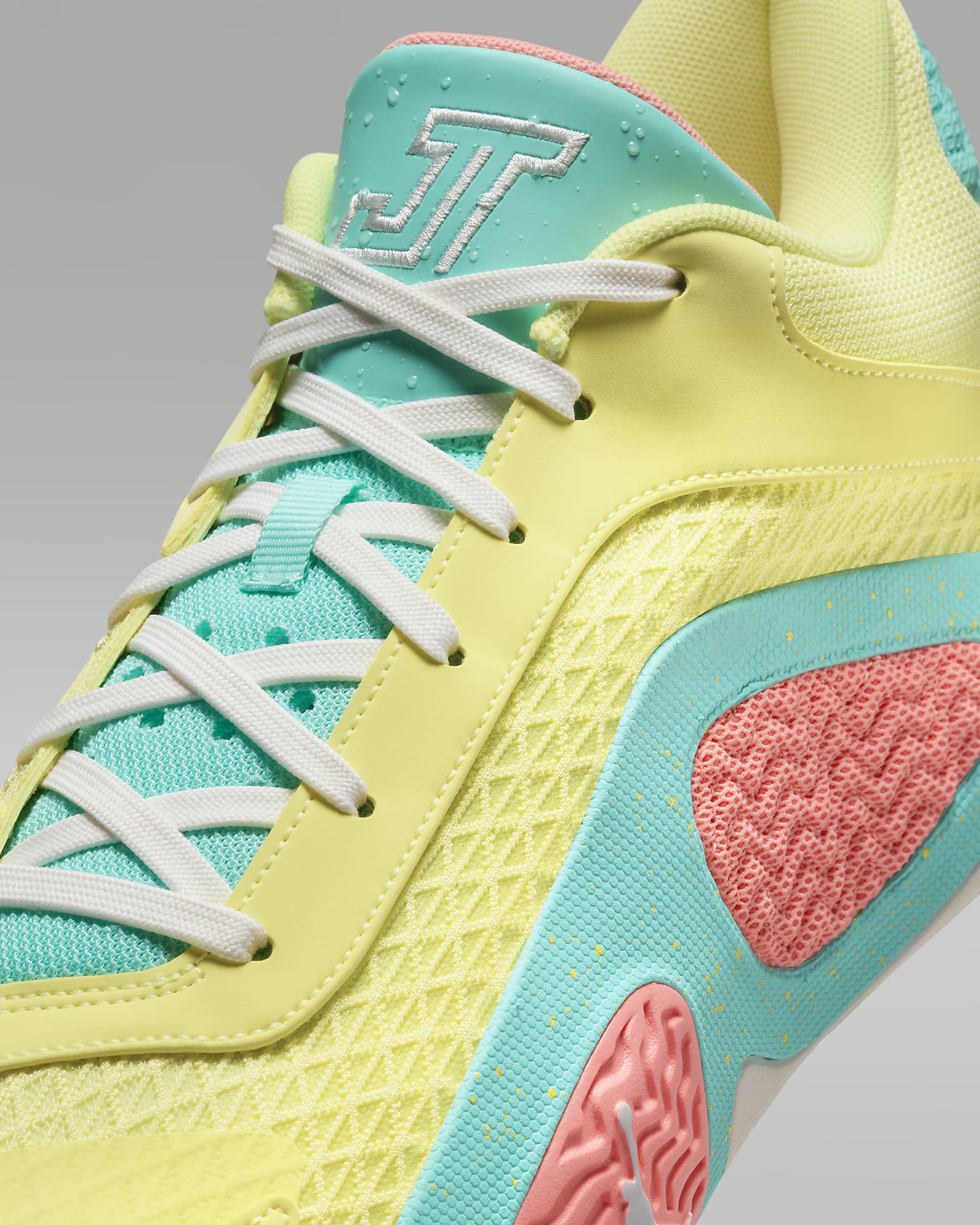 Tatum 2 PF "Lemonade" Basketball Shoes - Light Zitron/Aurora Green/Atomic Pink/Sail