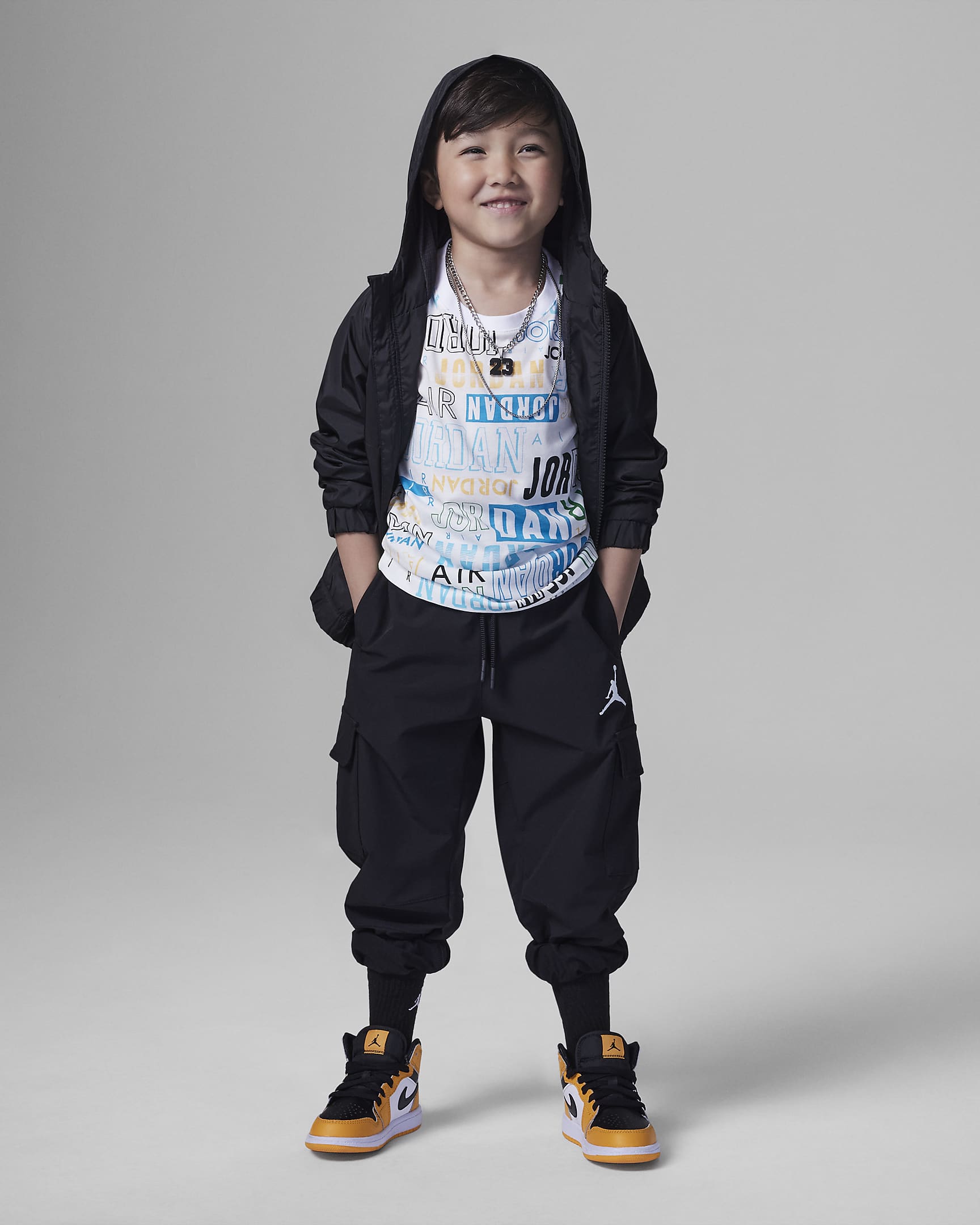 Jordan Fan Love Allover Print Tee Little Kids' Tee. Nike.com