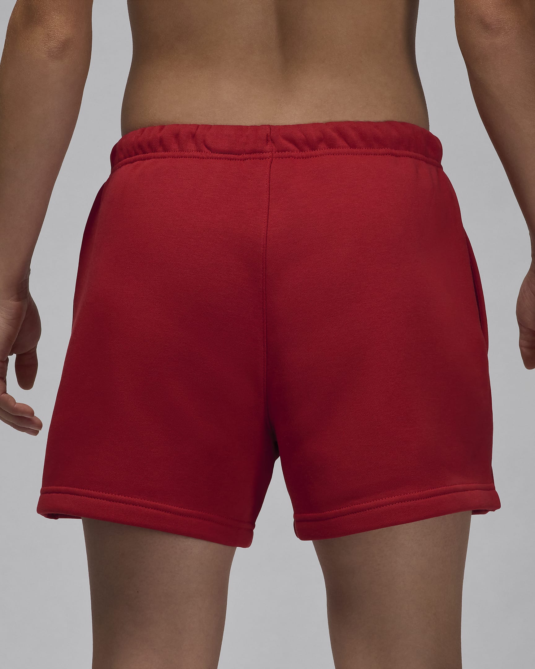 Jordan Brooklyn Fleece Damenshorts - Gym Red/Weiß