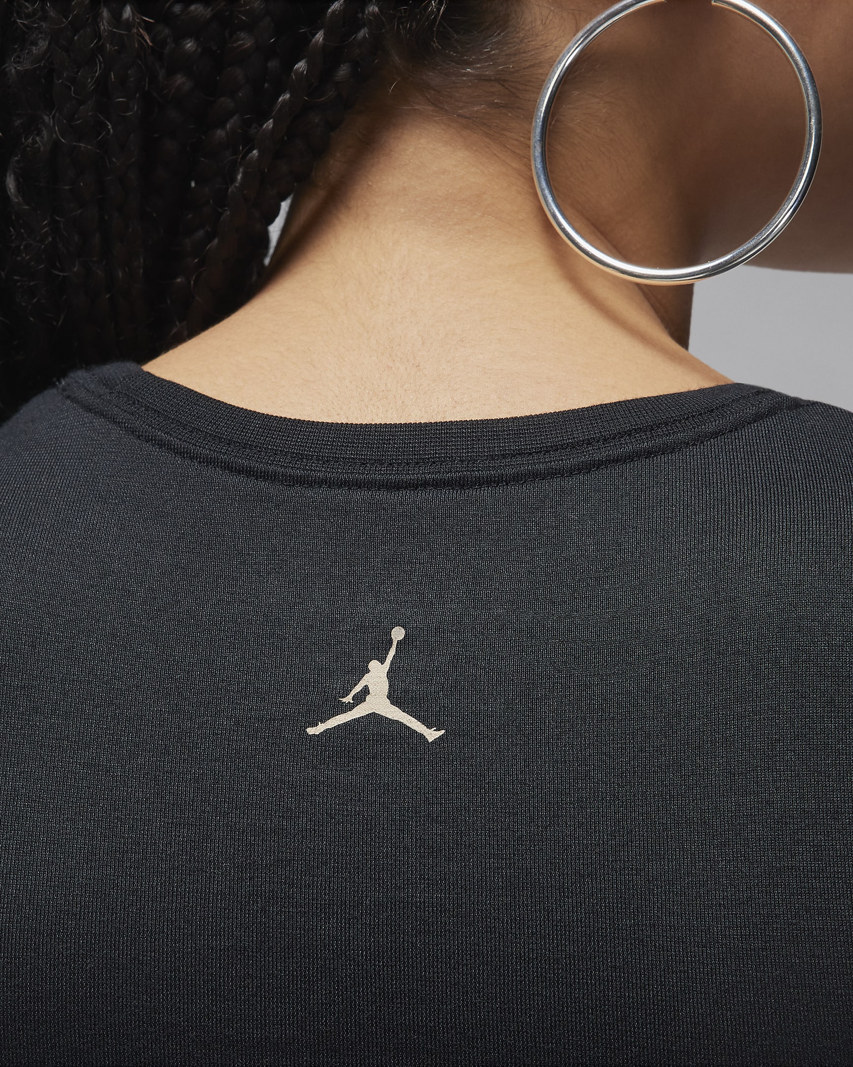 Jordan Women's Slim T-Shirt - Black/Legend Medium Brown