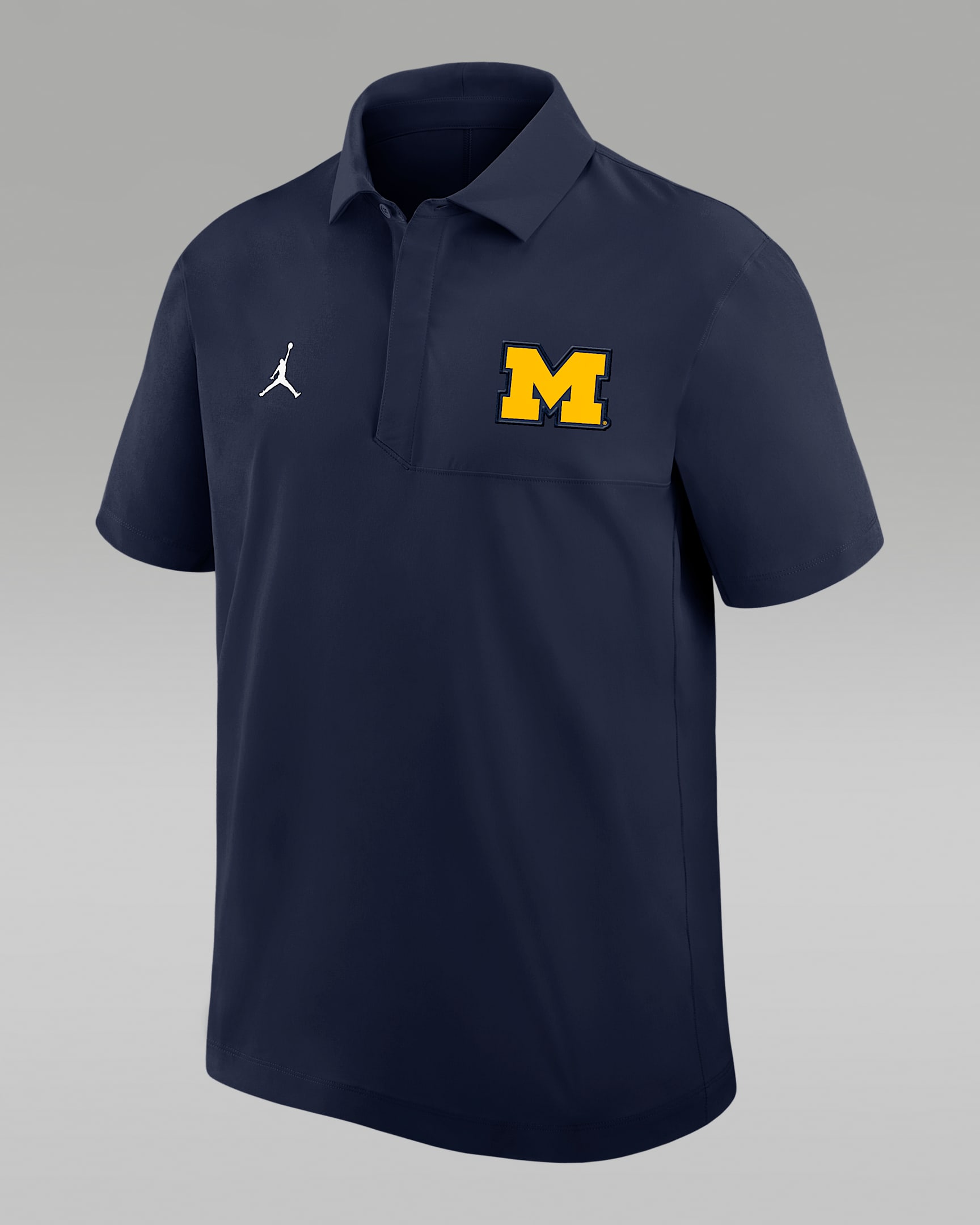 Michigan Men's Jordan Brand Dri-FIT College Polo - Navy