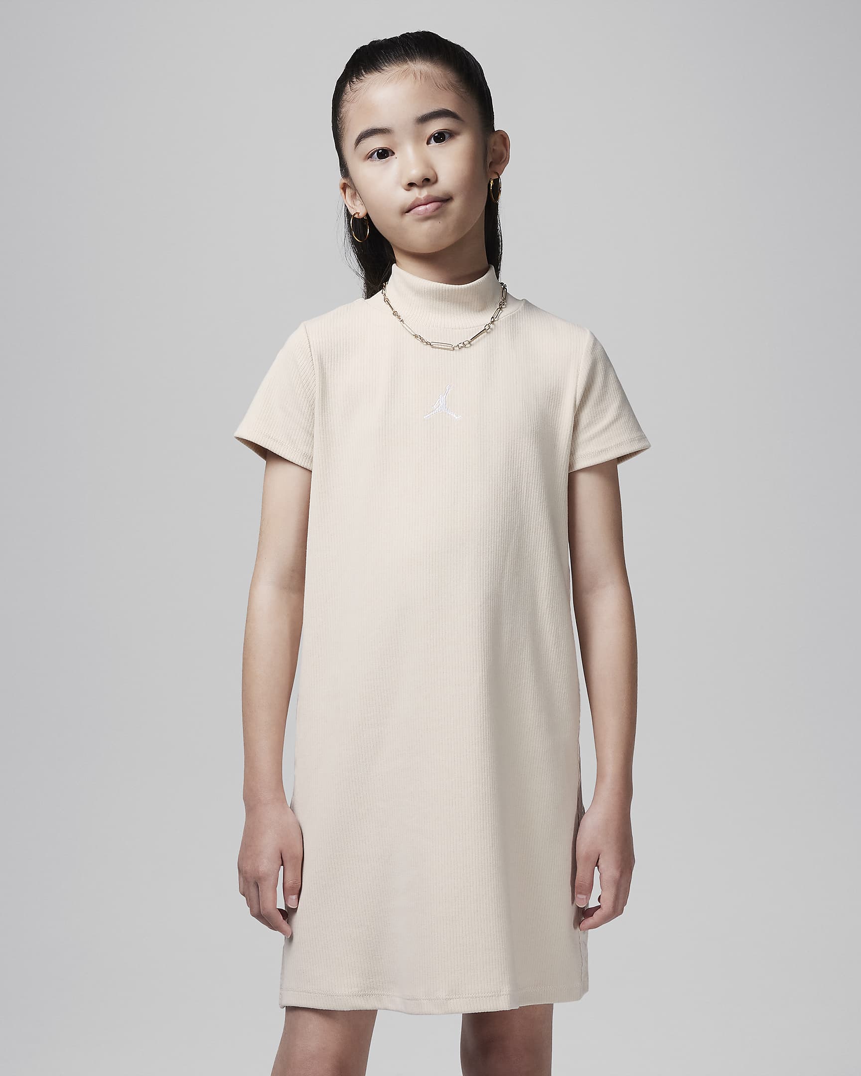 Jordan Big Kids' Jumpman Ribbed Taping Dress - Legend Light Brown