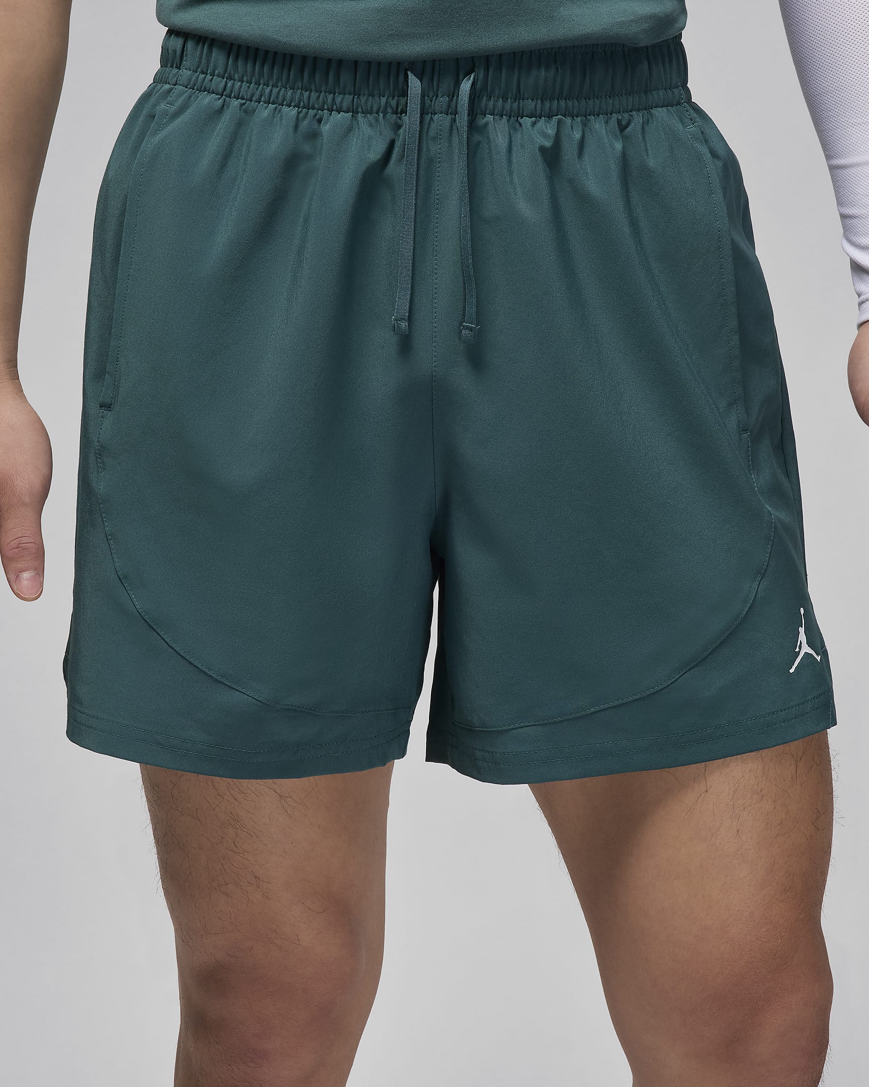 Jordan Dri-FIT Sport 男款梭織短褲 - Oxidized Green/白色