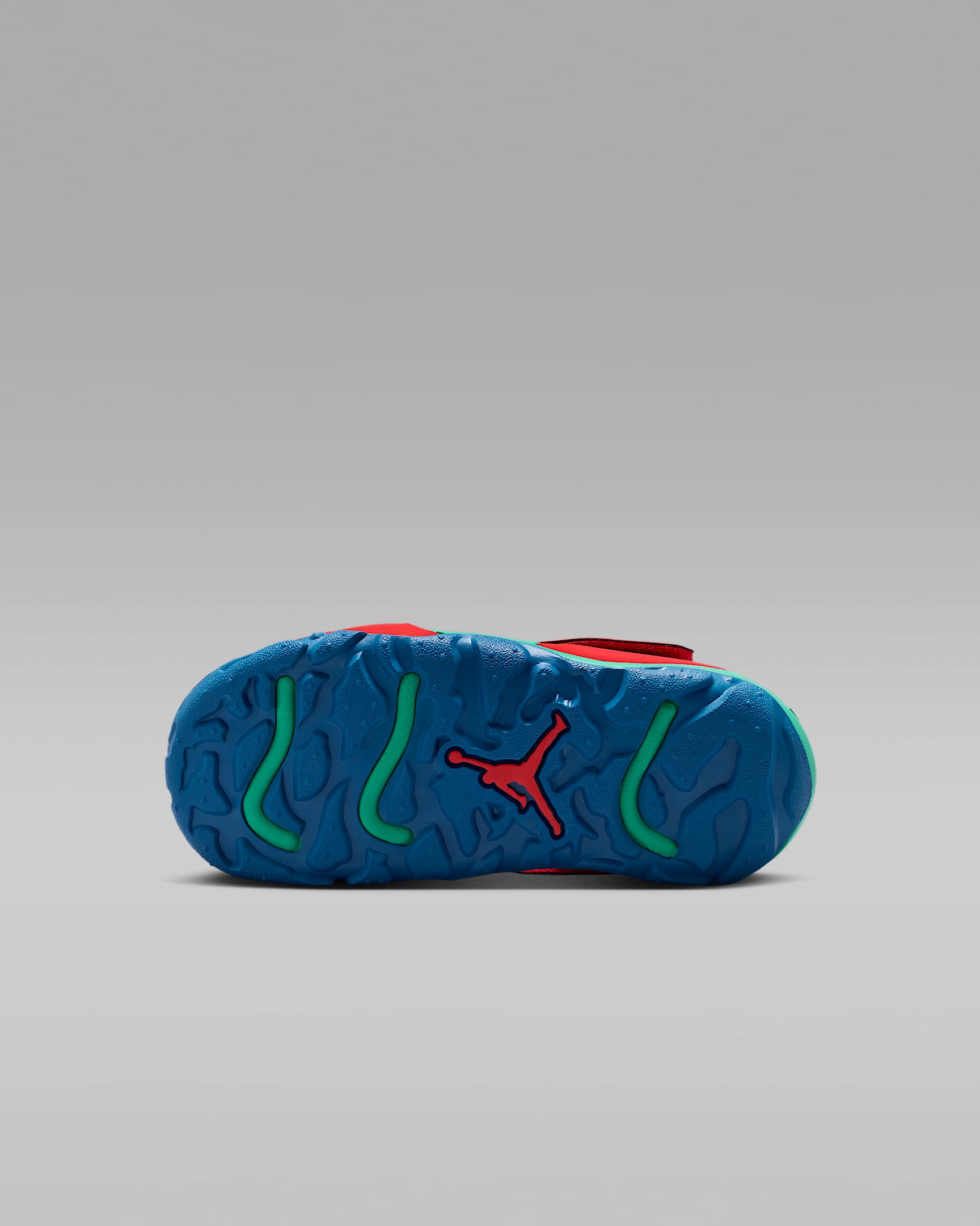 Jordan OTDR Younger Kids' Sandals - University Red/Track Red/Kinetic Green/True Blue
