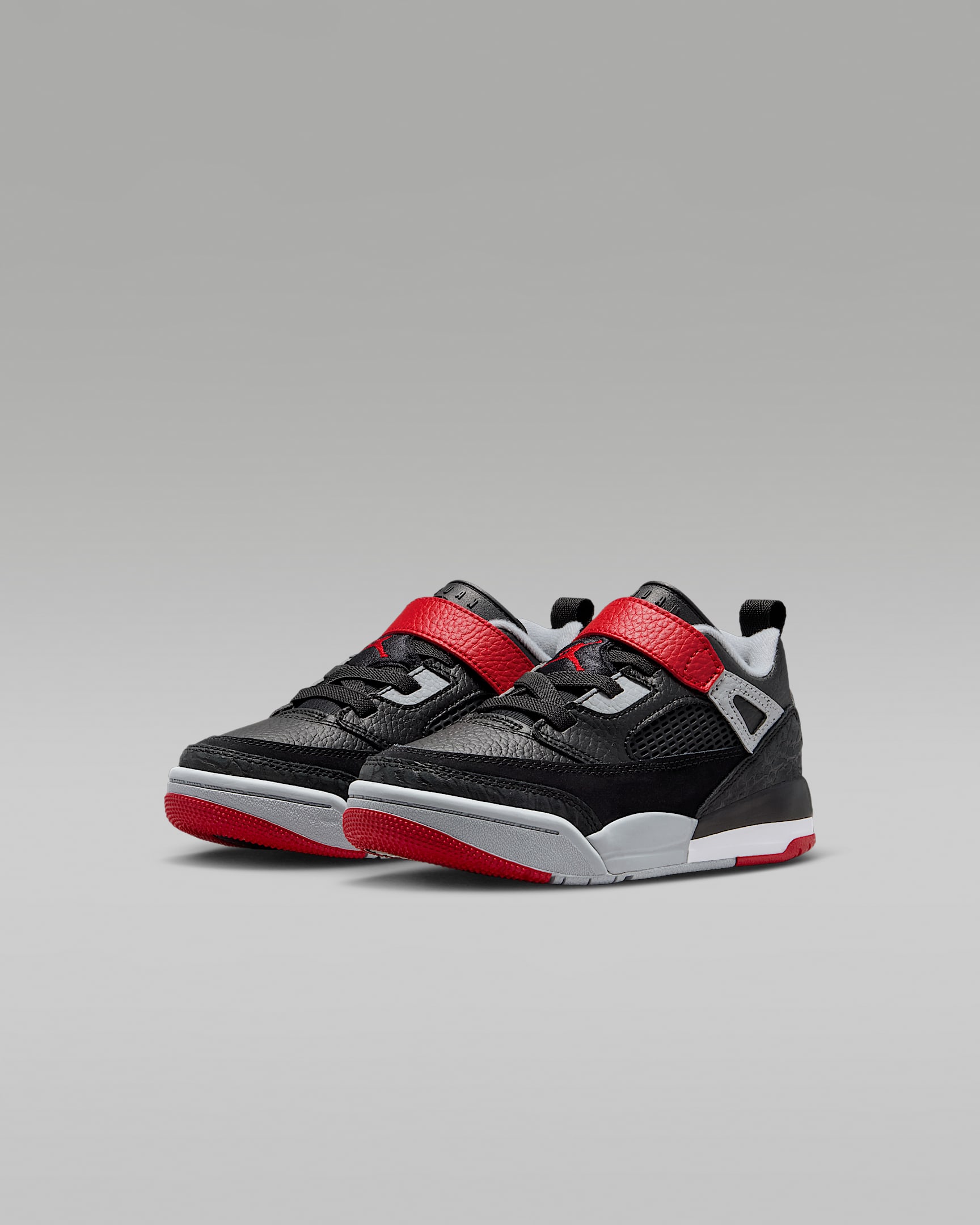 Chaussure Jordan Spizike Low pour enfant - Noir/Wolf Grey/Blanc/Gym Red