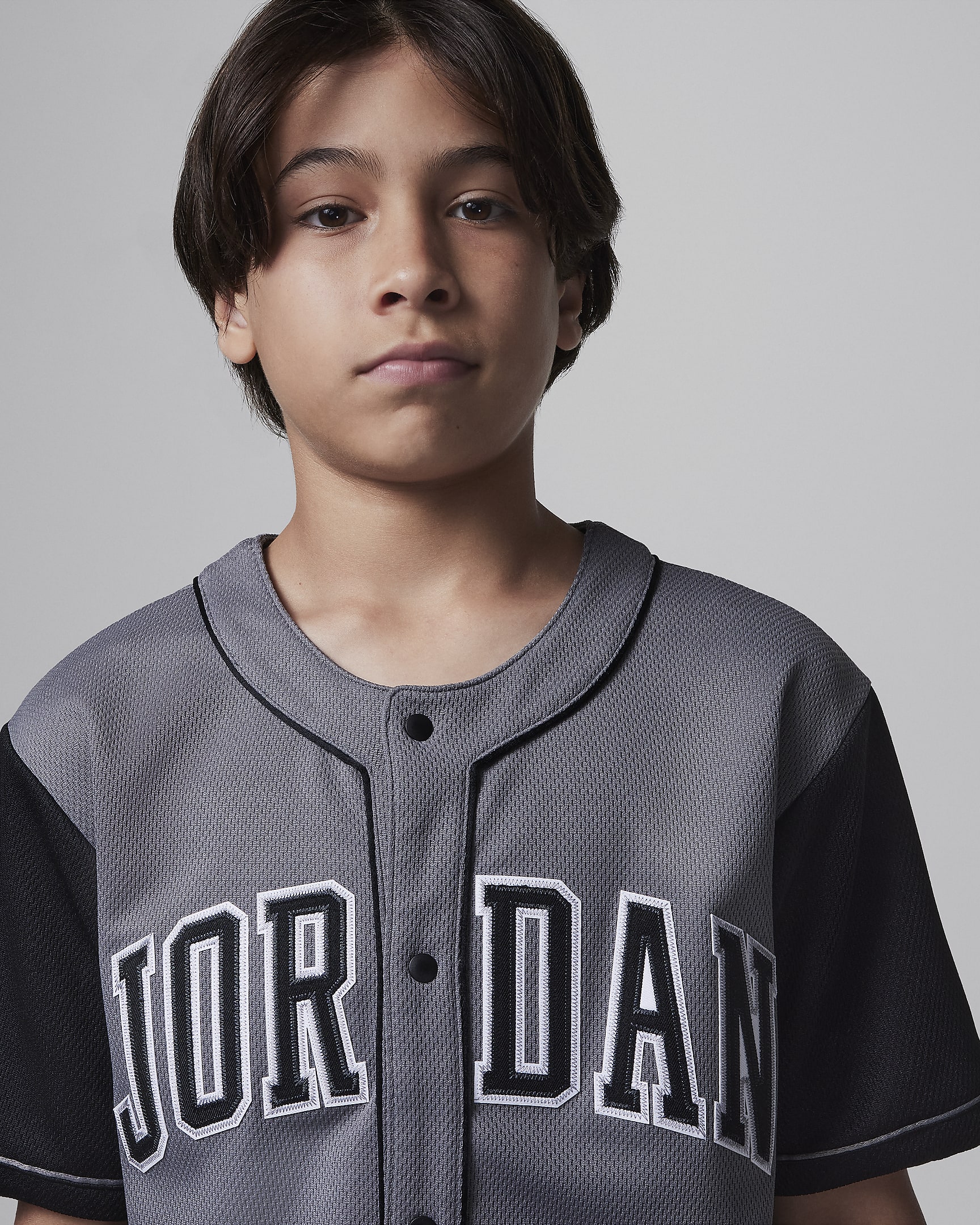 Jordan Older Kids' Baseball Jersey - Smoke Grey