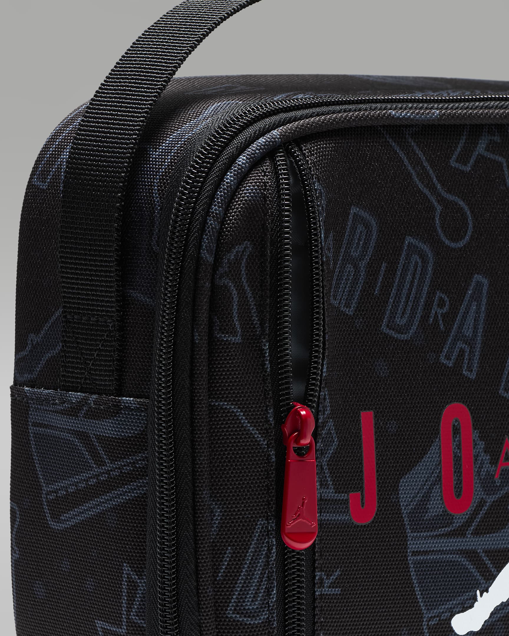 Jordan Fuel Pack Lunch Bag - Black/Gym Red