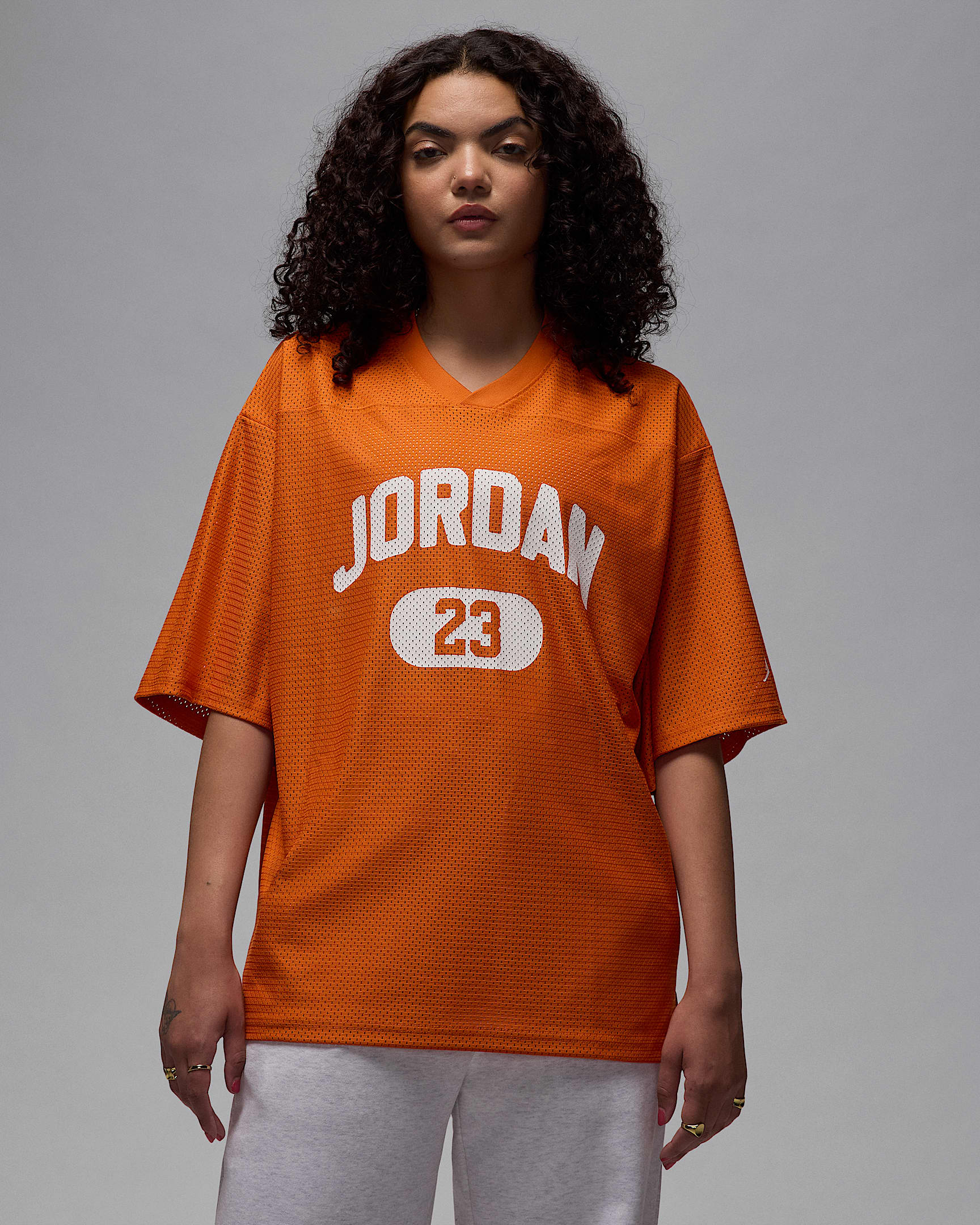 Jordan Brooklyn Women's Mesh Jersey - Starfish/White