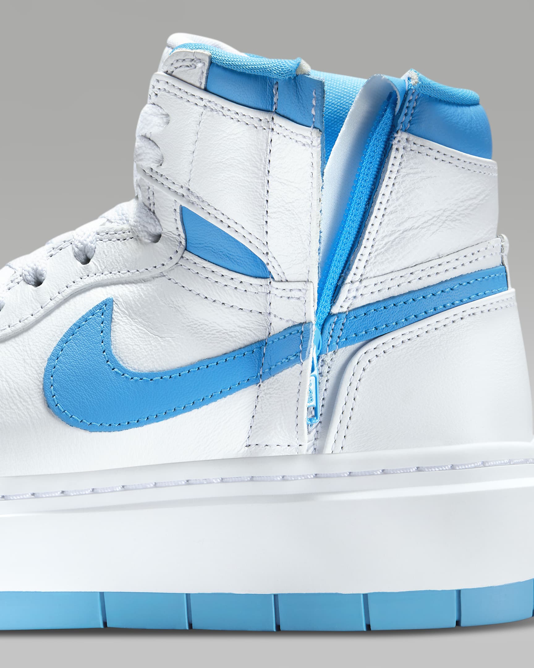 Air Jordan 1 Elevate High Women's Shoes - White/White/Dark Powder Blue