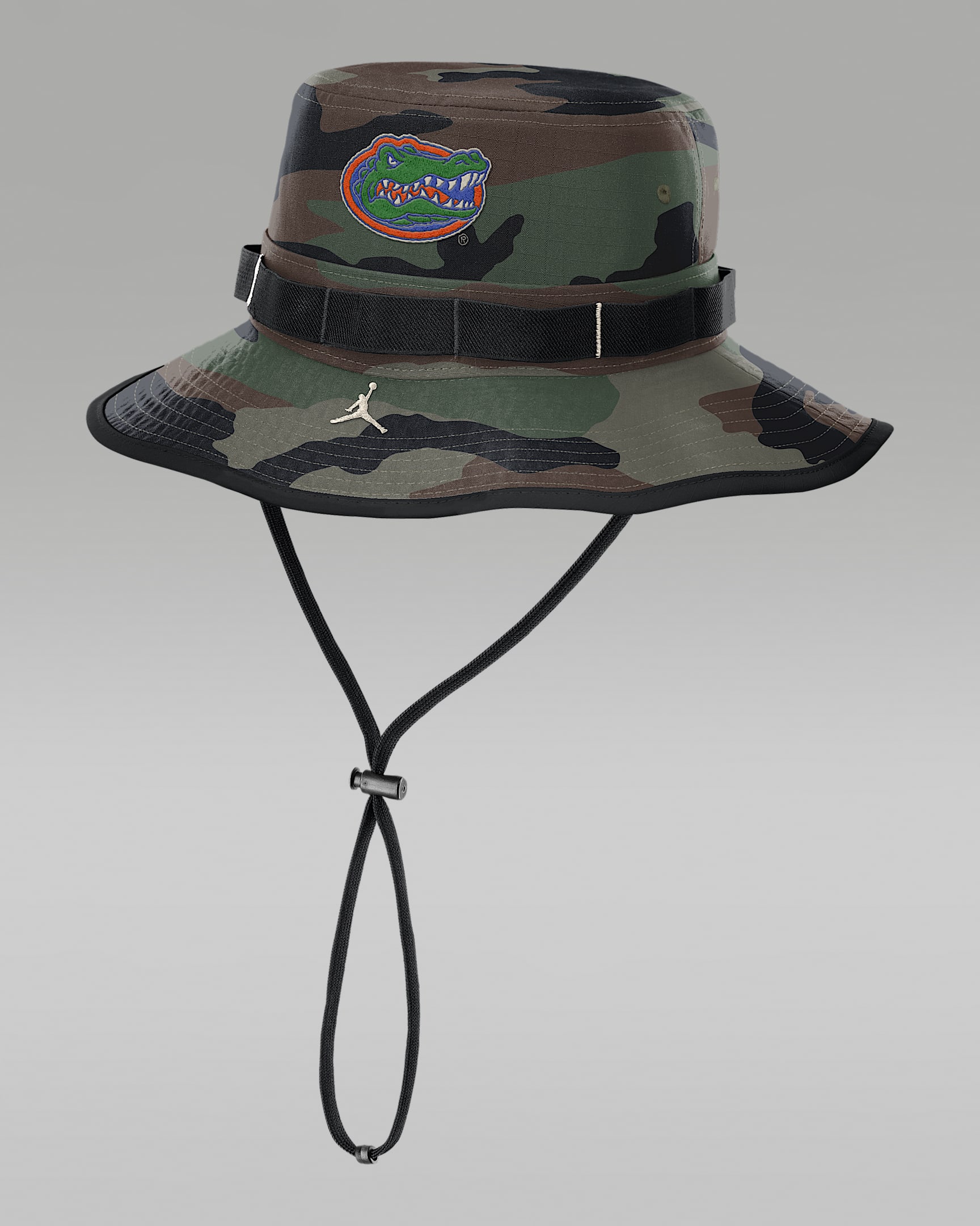 Florida 2025 Military Appreciation Boonie Men's Jordan Brand Dri-FIT College Bucket Hat - Olive