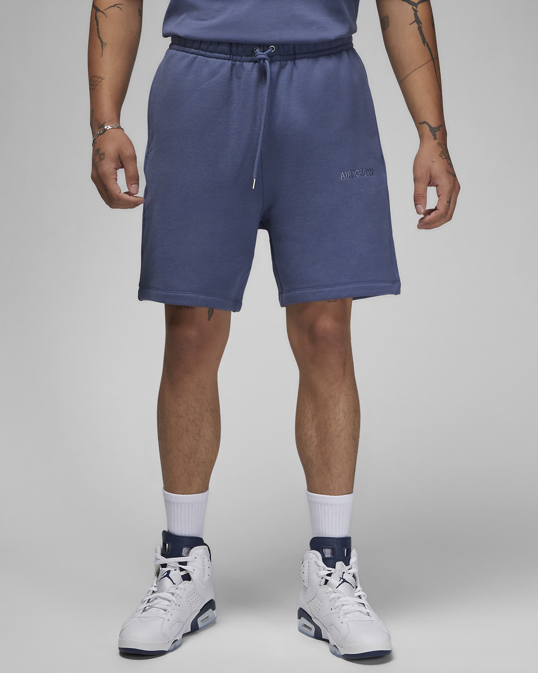 Air Jordan Wordmark Men's Fleece Shorts - Diffused Blue