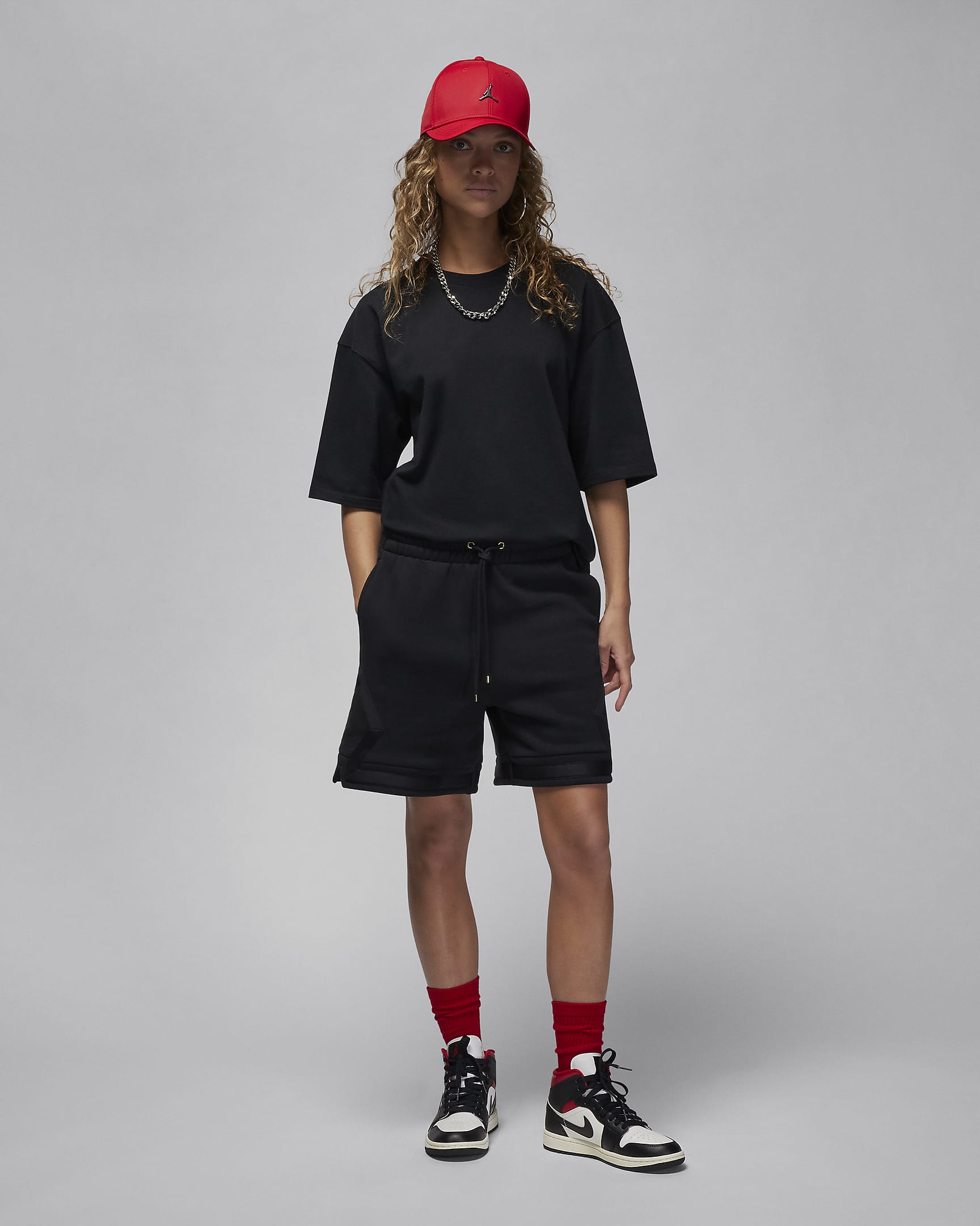 Jordan Flight Fleece Women's Diamond Shorts - Black