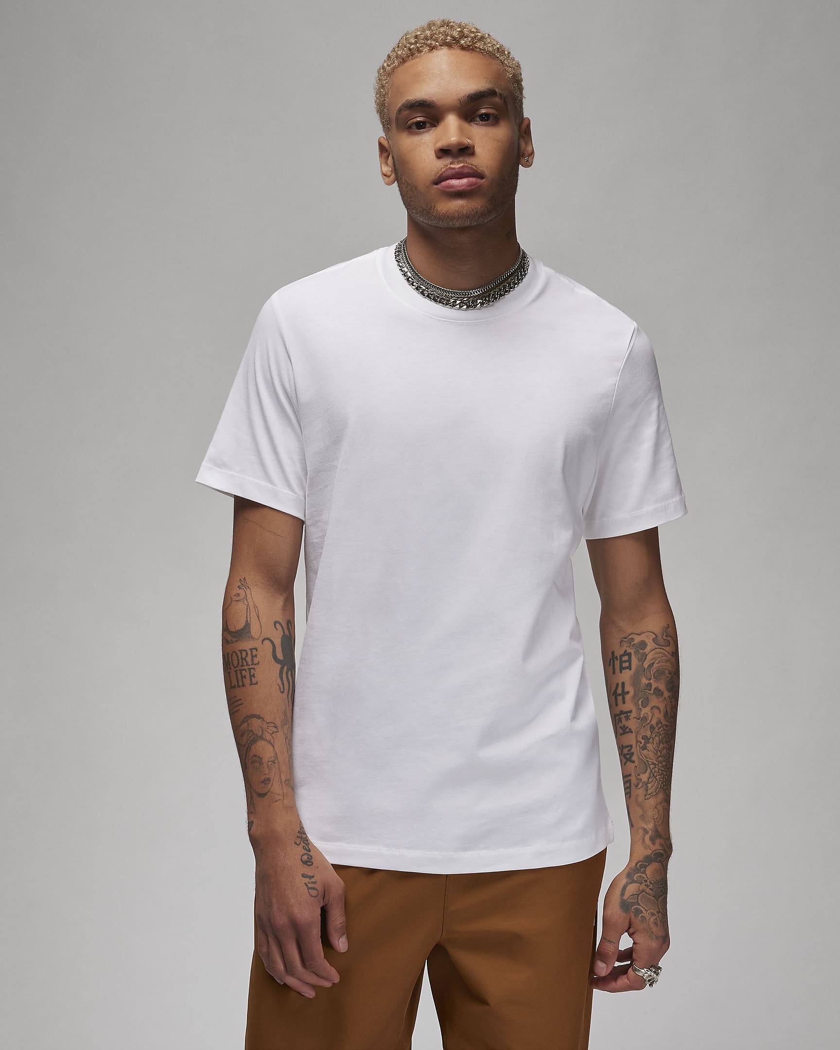 Jordan Kurzarm-T-Shirt für Herren - Weiß