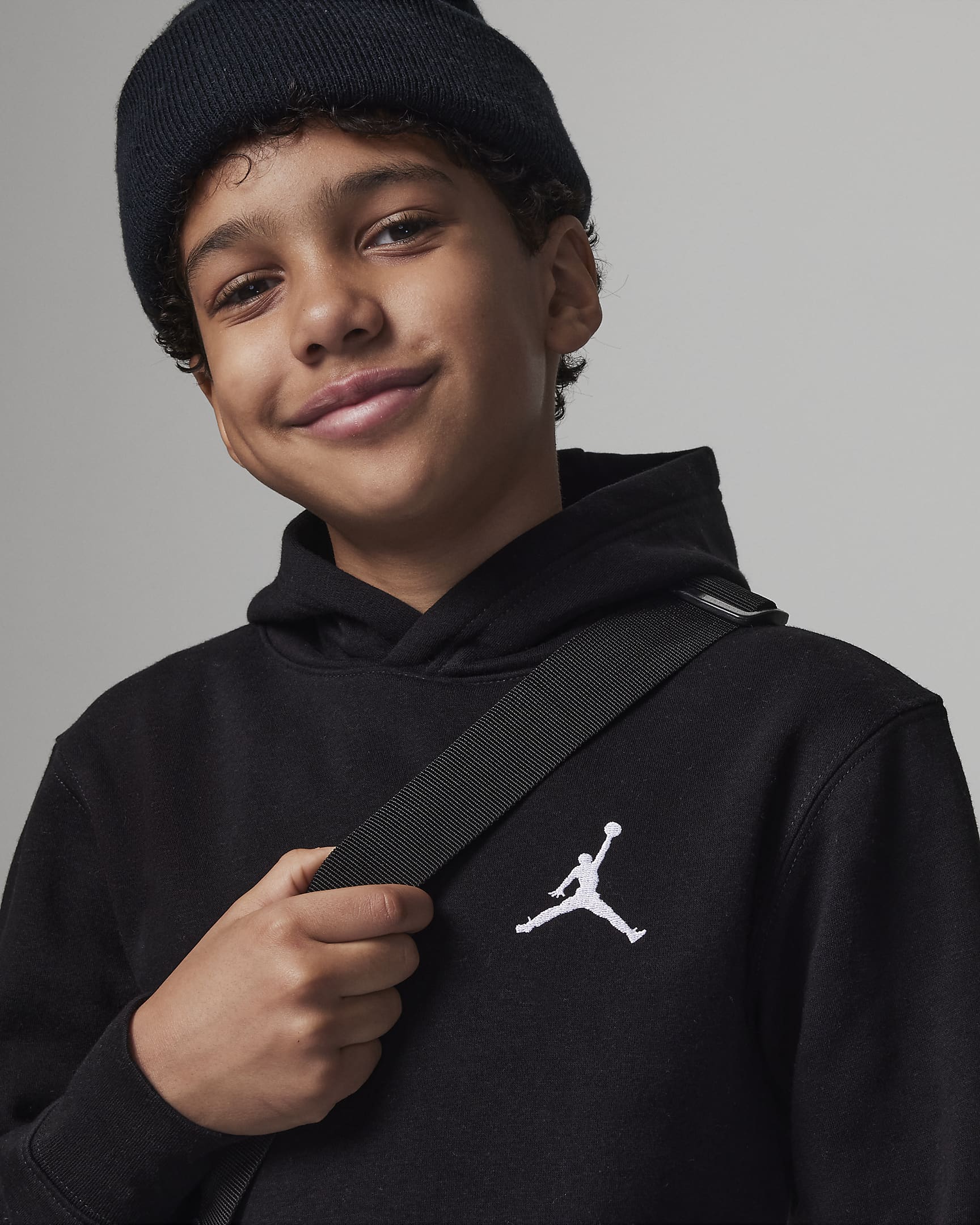 Jordan MJ Essentials Pullover Hoodie Hoodie für ältere Kinder - Schwarz