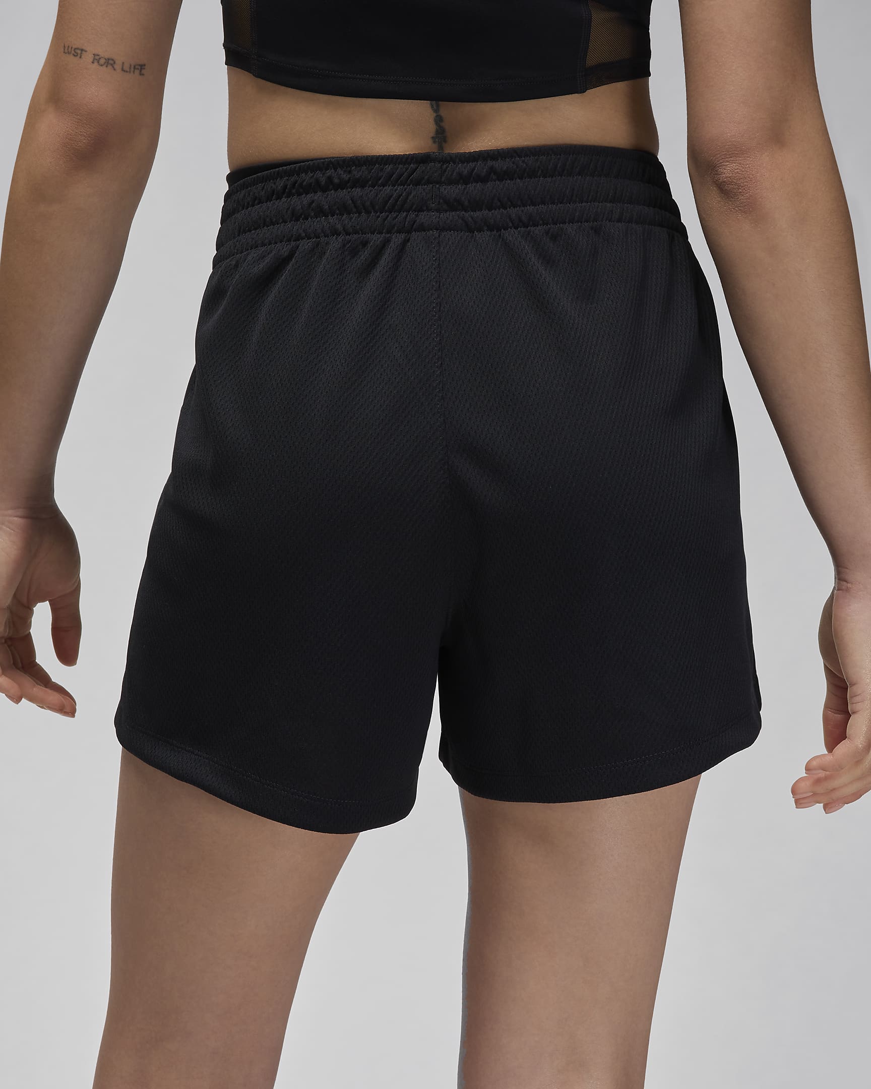 Short en mesh Jordan Sport pour femme - Noir/Blanc