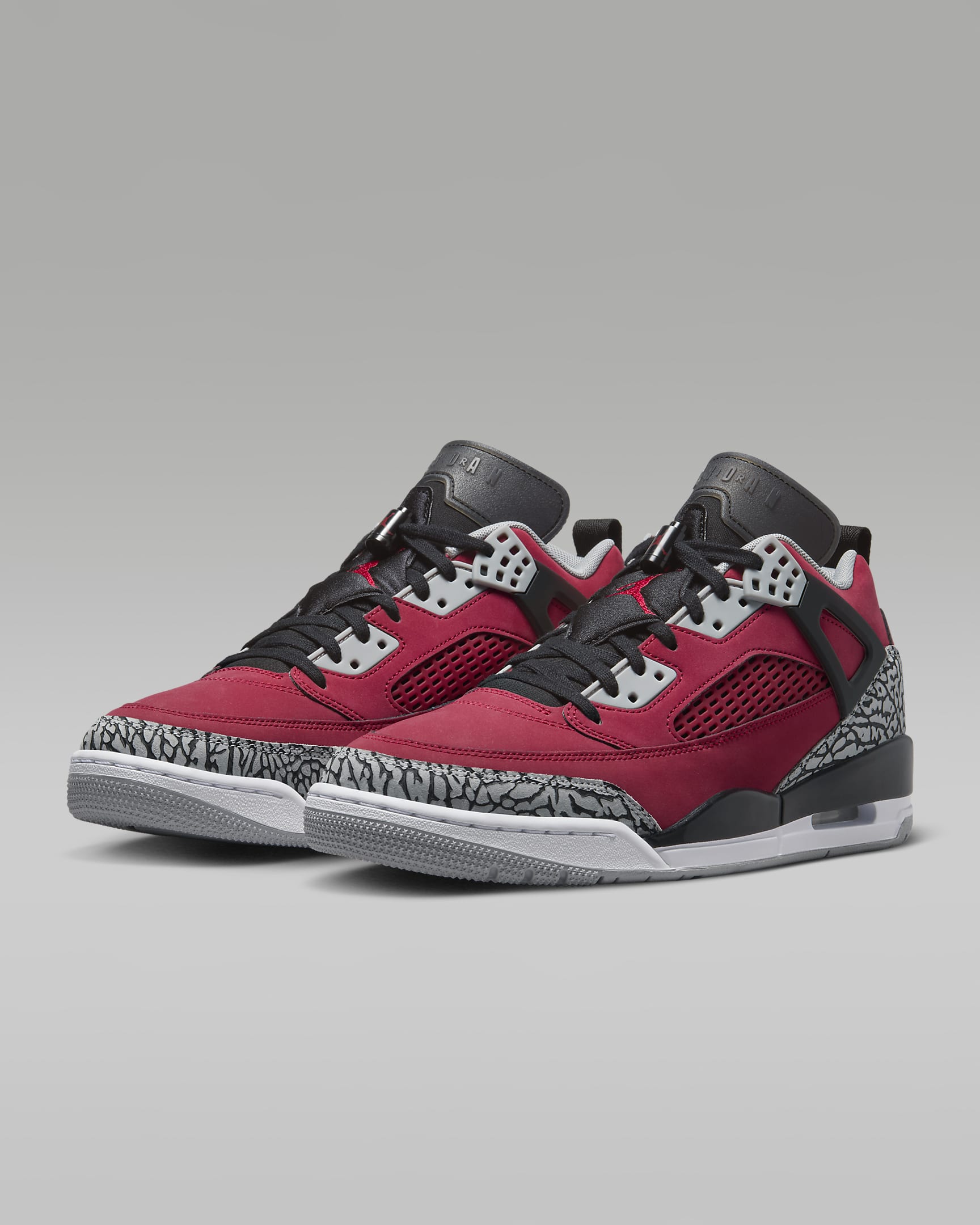 Buty męskie Jordan Spizike Low - Gym Red/Wolf Grey/Cool Grey/Czerń