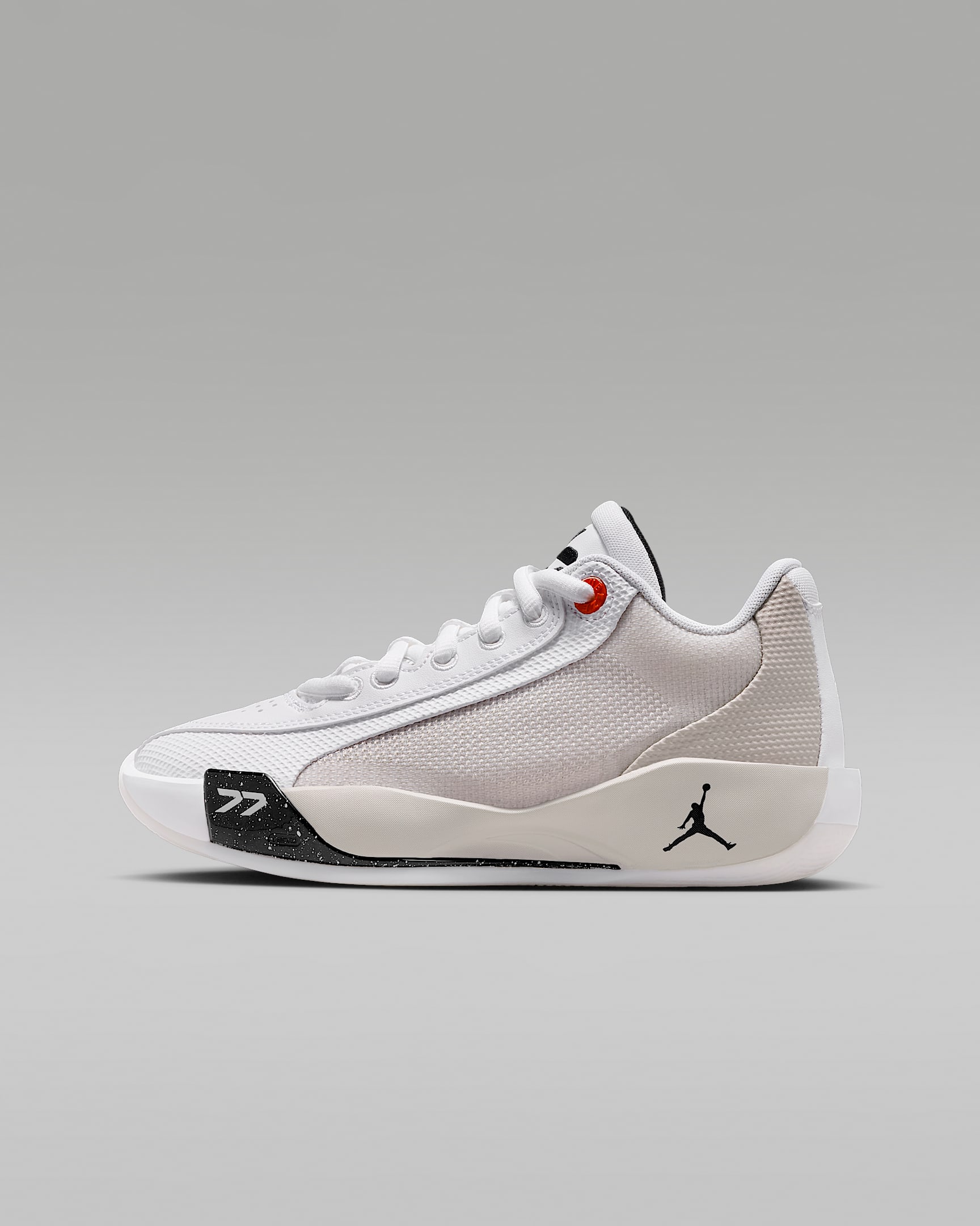 Luka .77 Big Kids' Basketball Shoes - White/Tech Grey/Fire Red/Black
