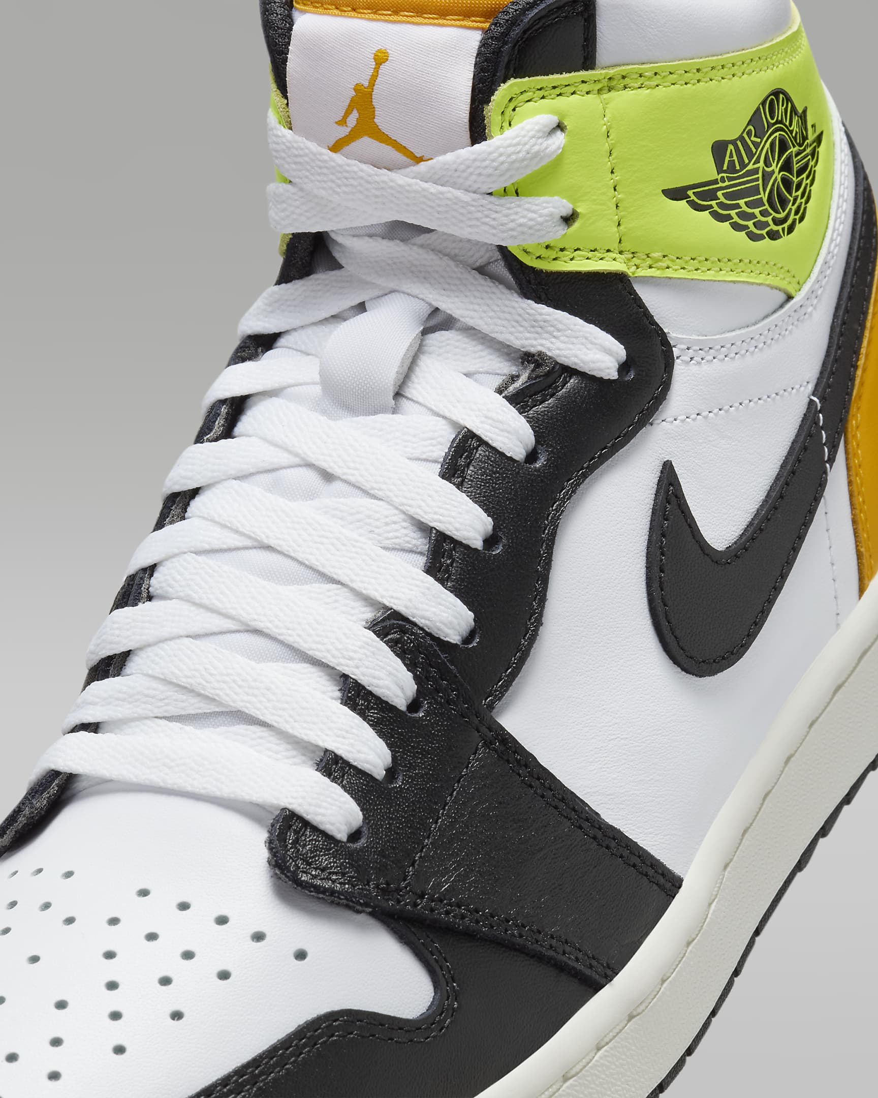 Air Jordan I High G Zapatillas de golf - Hombre - Blanco/University Gold/Volt/Negro