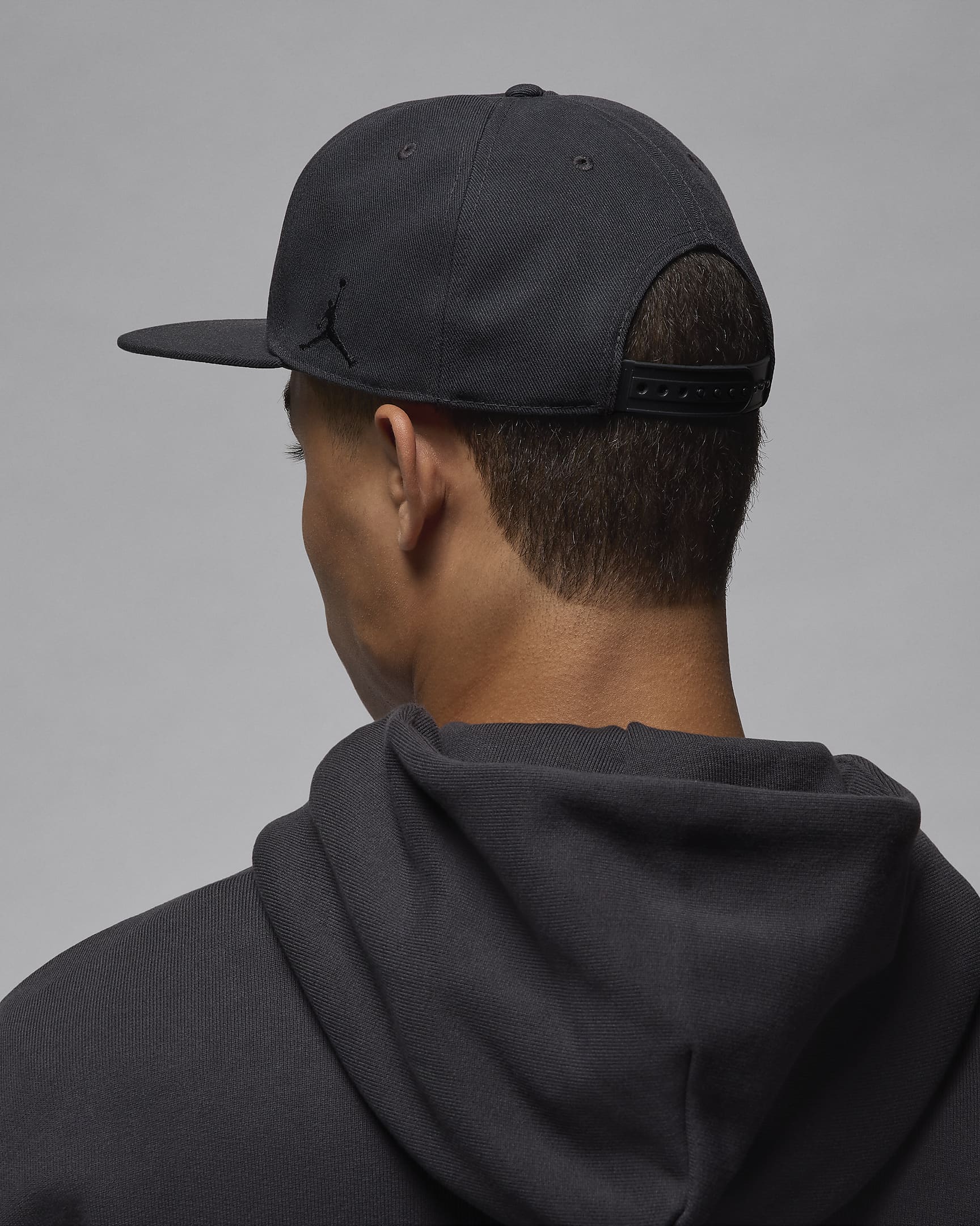 Air Jordan Pro unstrukturierte Cap mit flachem Schirm - Off Noir/Off Noir