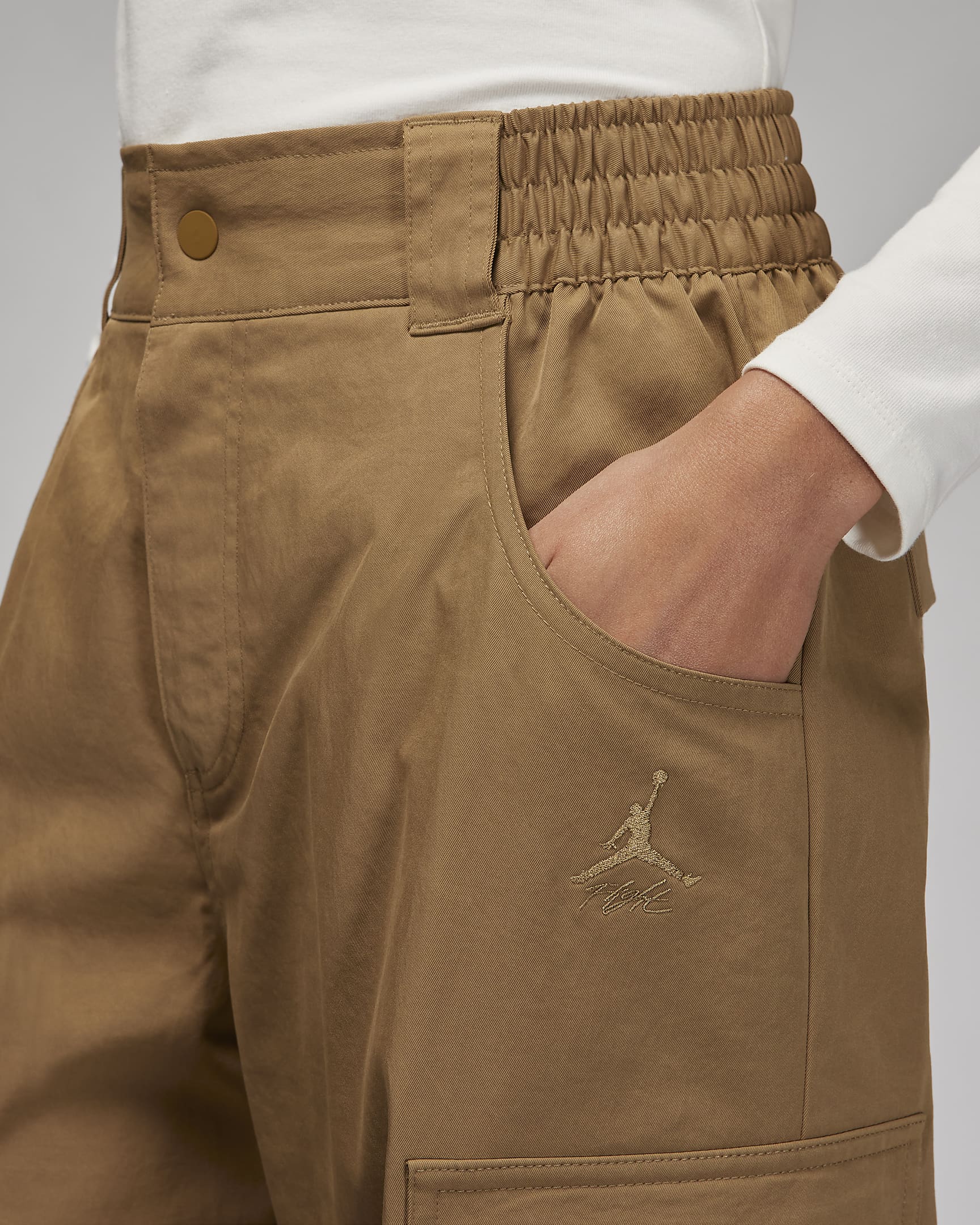 Jordan Chicago Women's Heavyweight Trousers - Brown Kelp