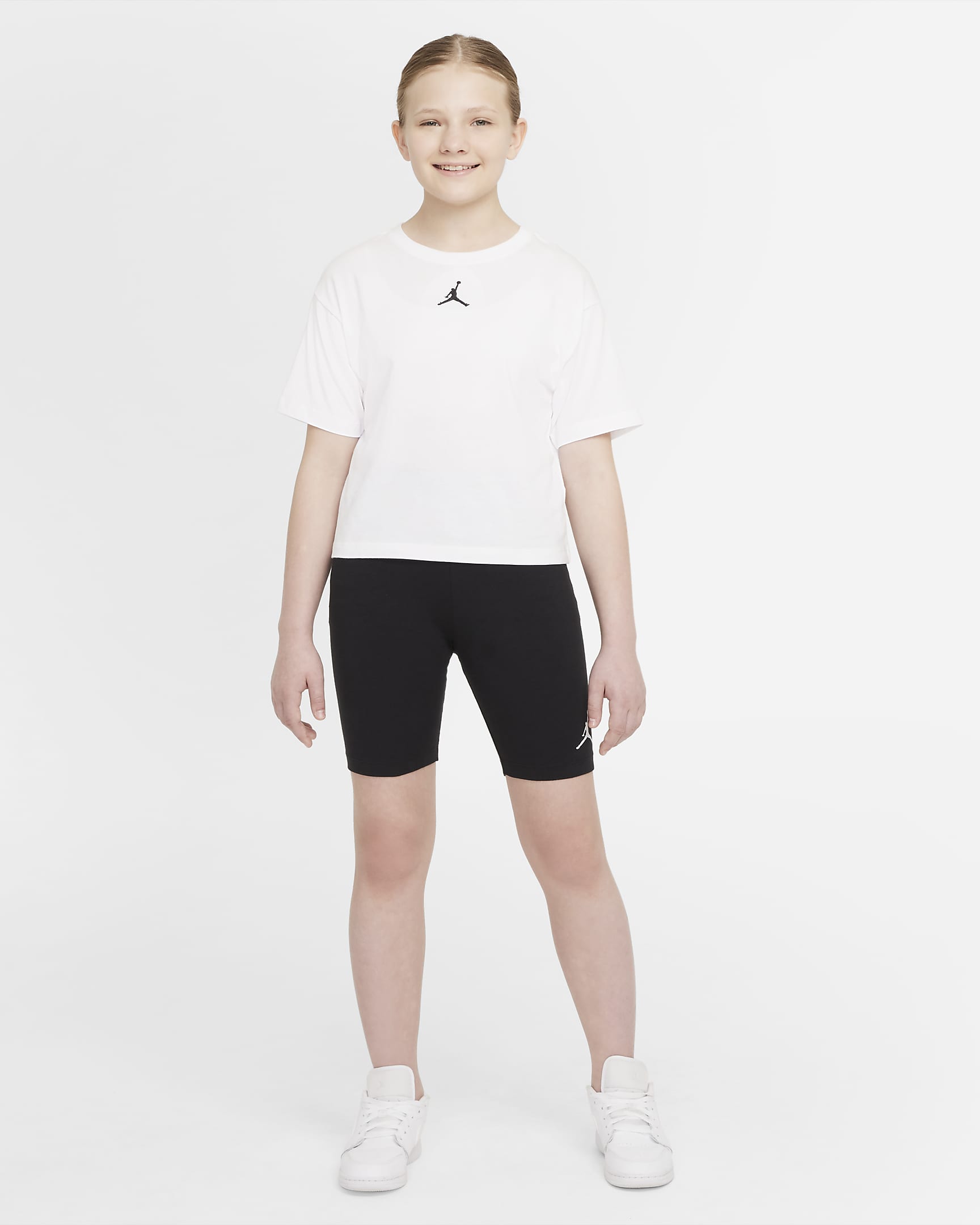 Playera para niños talla grande Jordan Essentials - Blanco