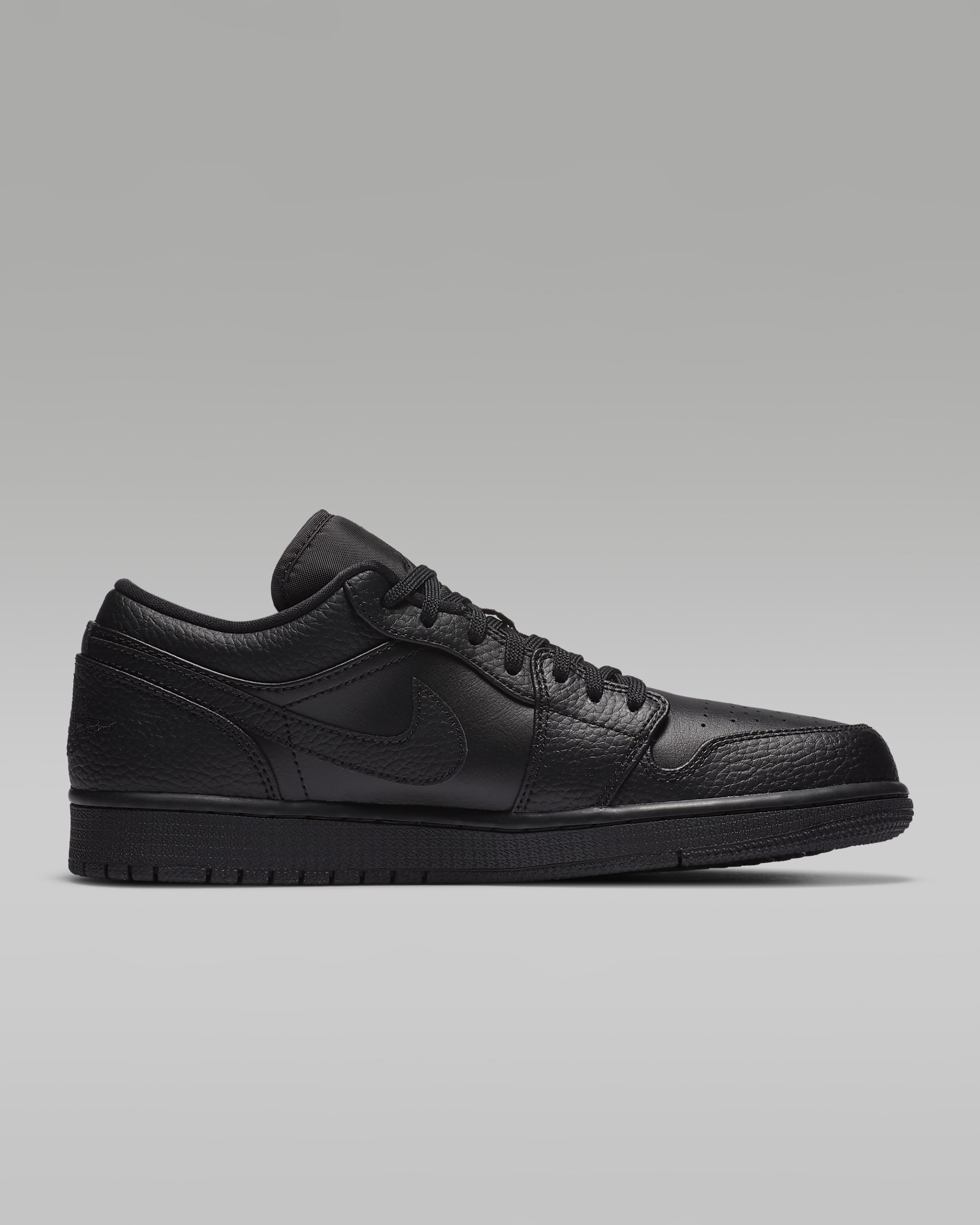 Air Jordan 1 Low Men's Shoes - Black/Black/Black
