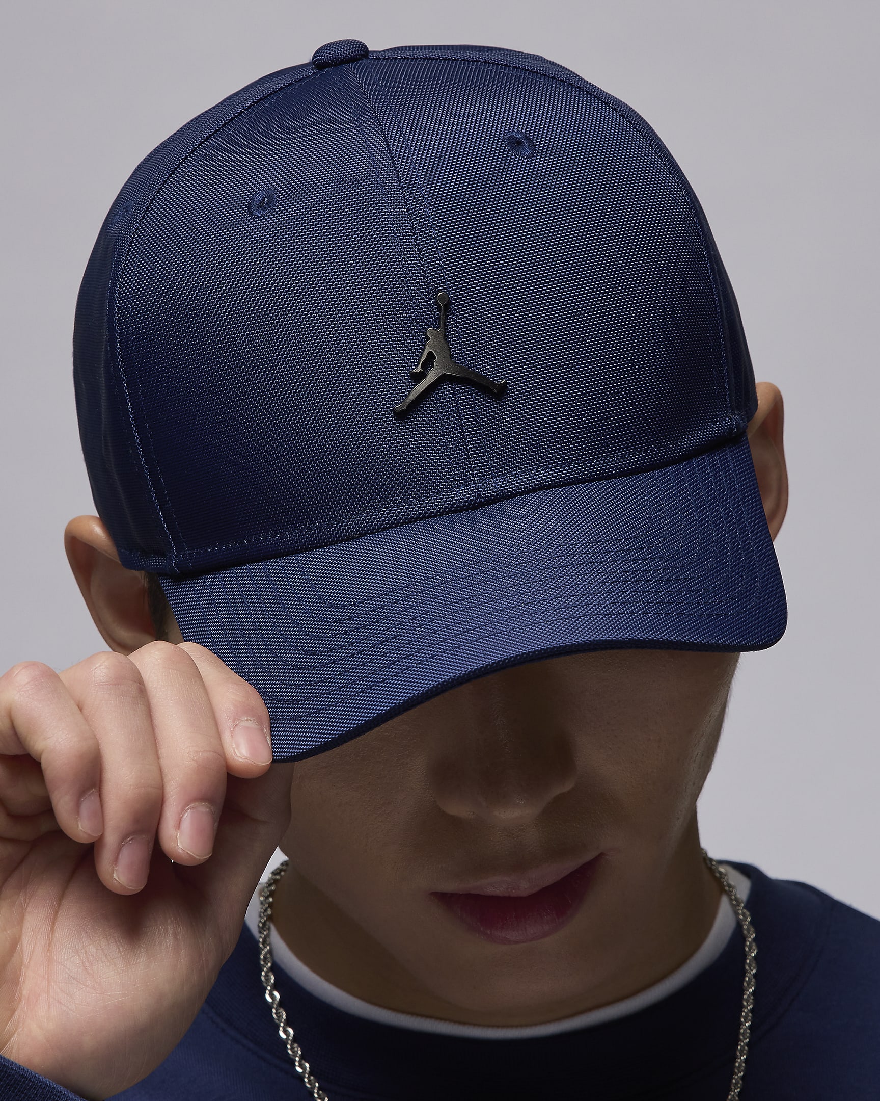 Jordan Rise Cap Adjustable Hat - Midnight Navy/Gunmetal