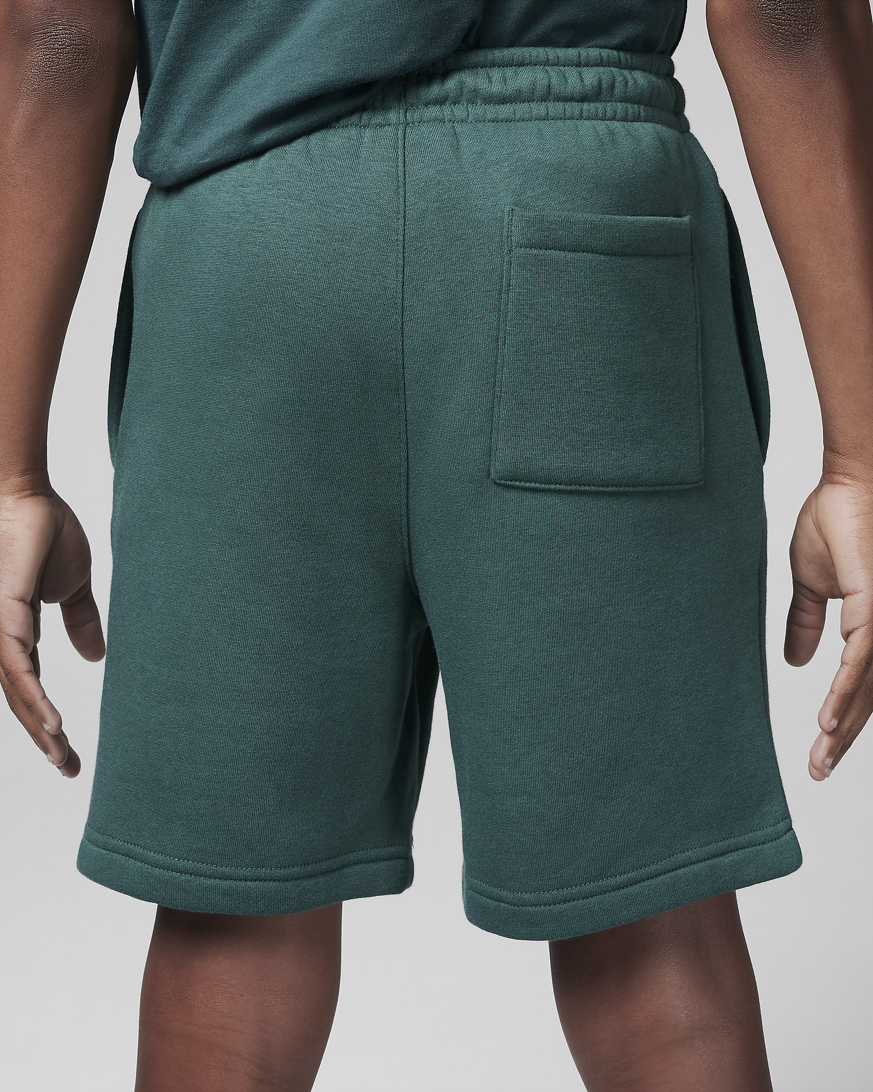 Jordan MJ Brooklyn Fleece Essentials Big Kids' Shorts - Oxidized Green