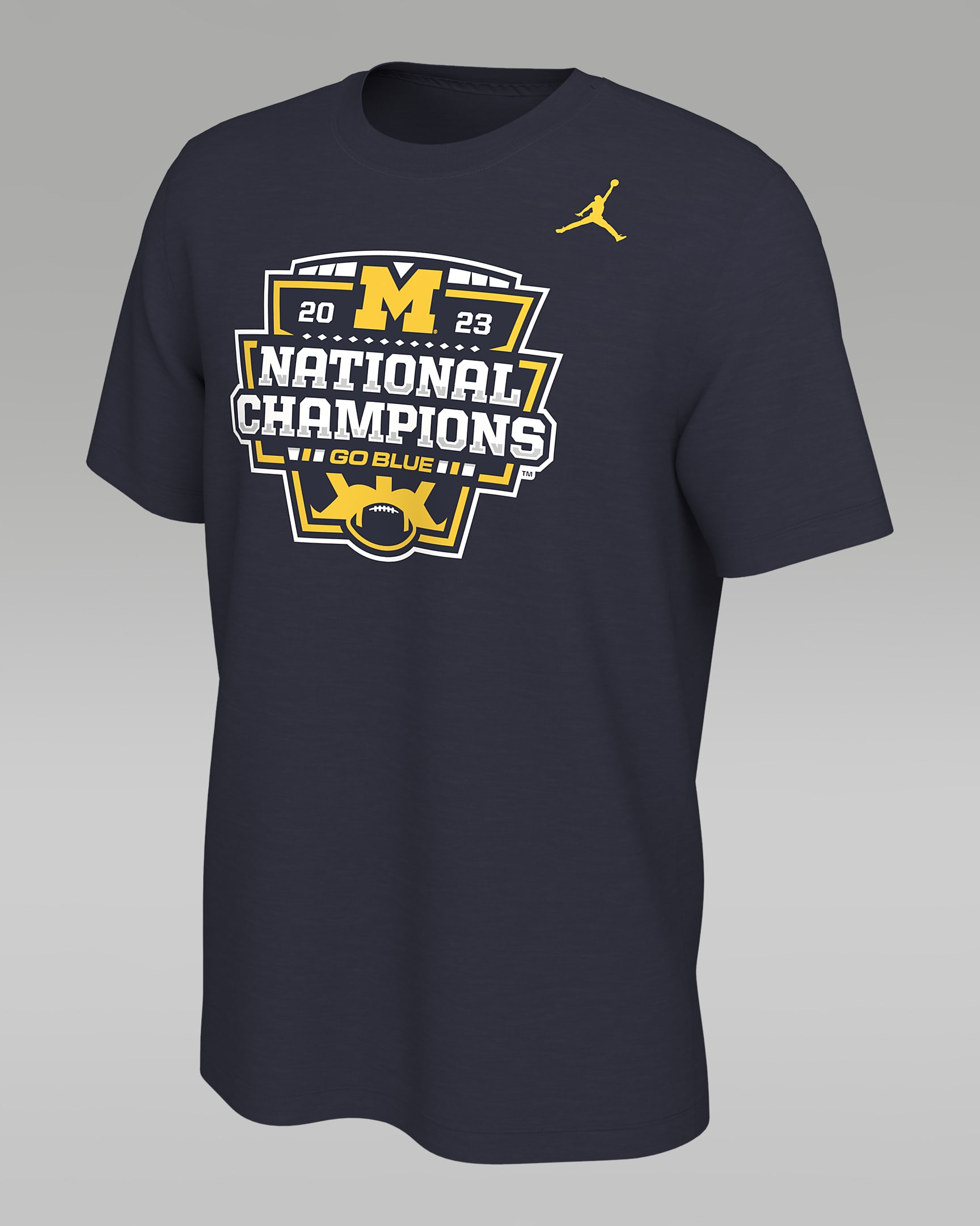 Michigan 2024 National Champions Men's Jordan College Football T-Shirt ...