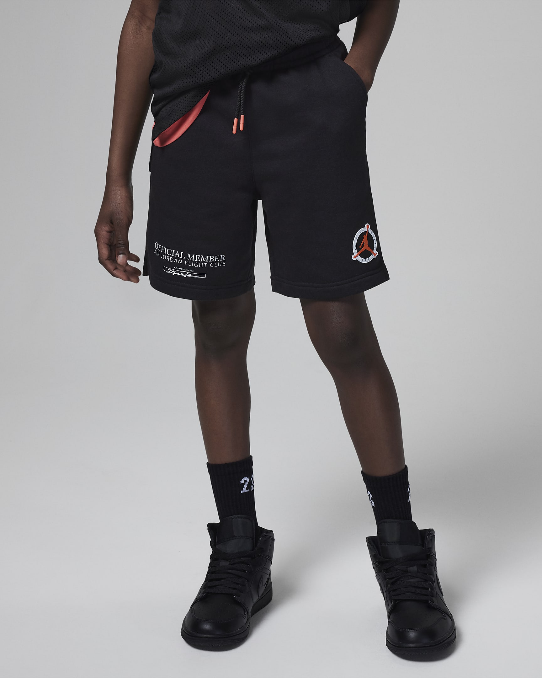 Jordan MJ Flight MVP Shorts Big Kids' (Boys) Shorts - Off Noir