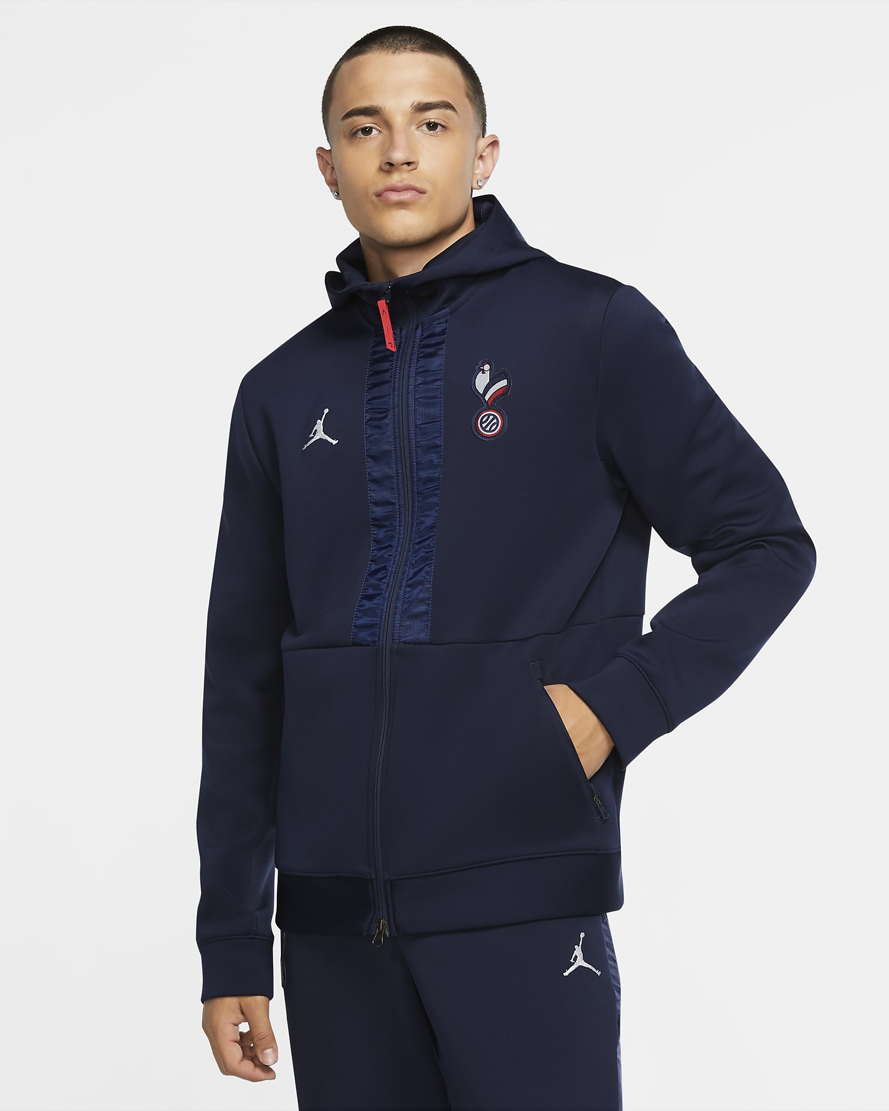 France Jordan Men's Game Jacket - College Navy