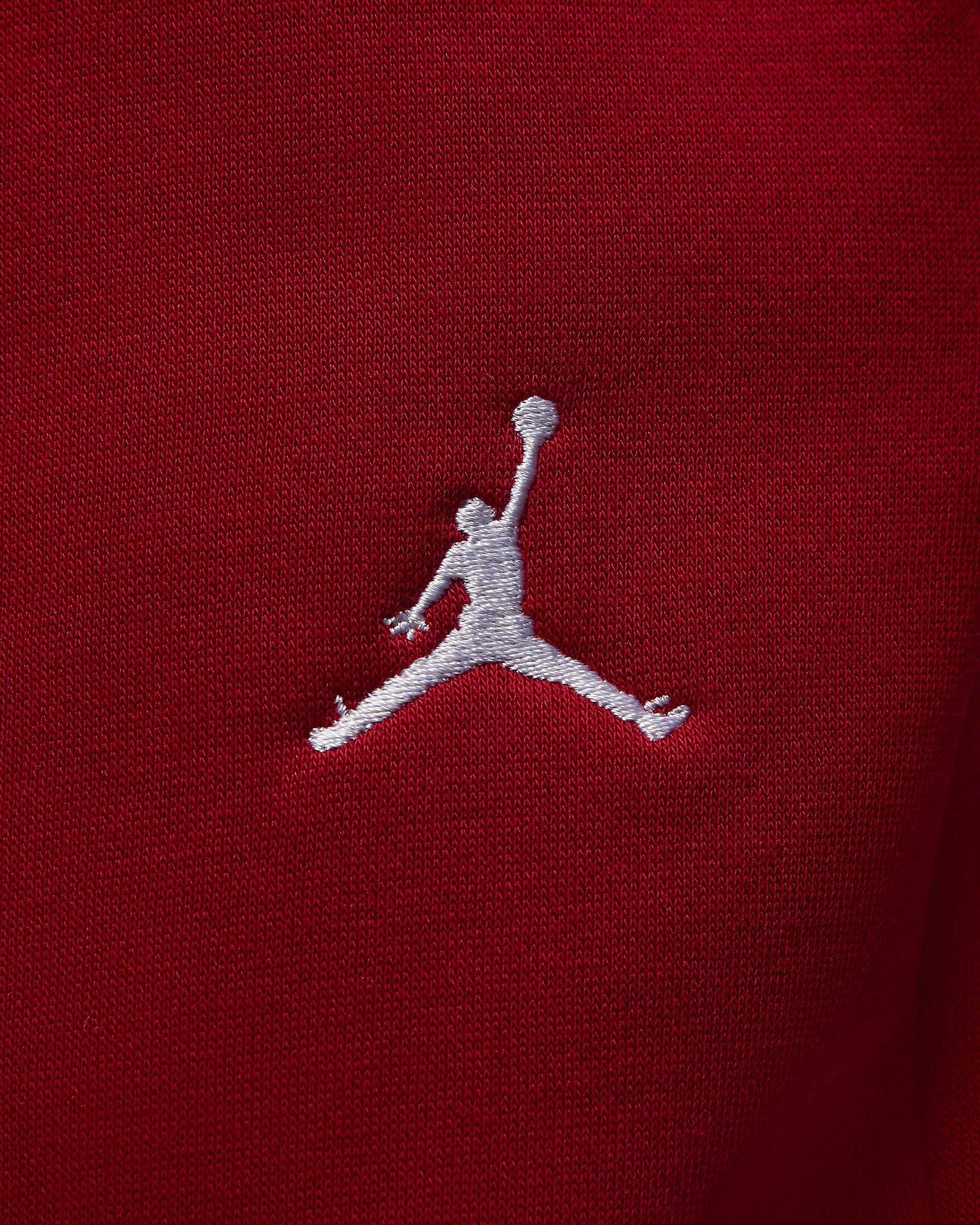 Jordan Brooklyn Fleece Men's Trousers - Gym Red/White