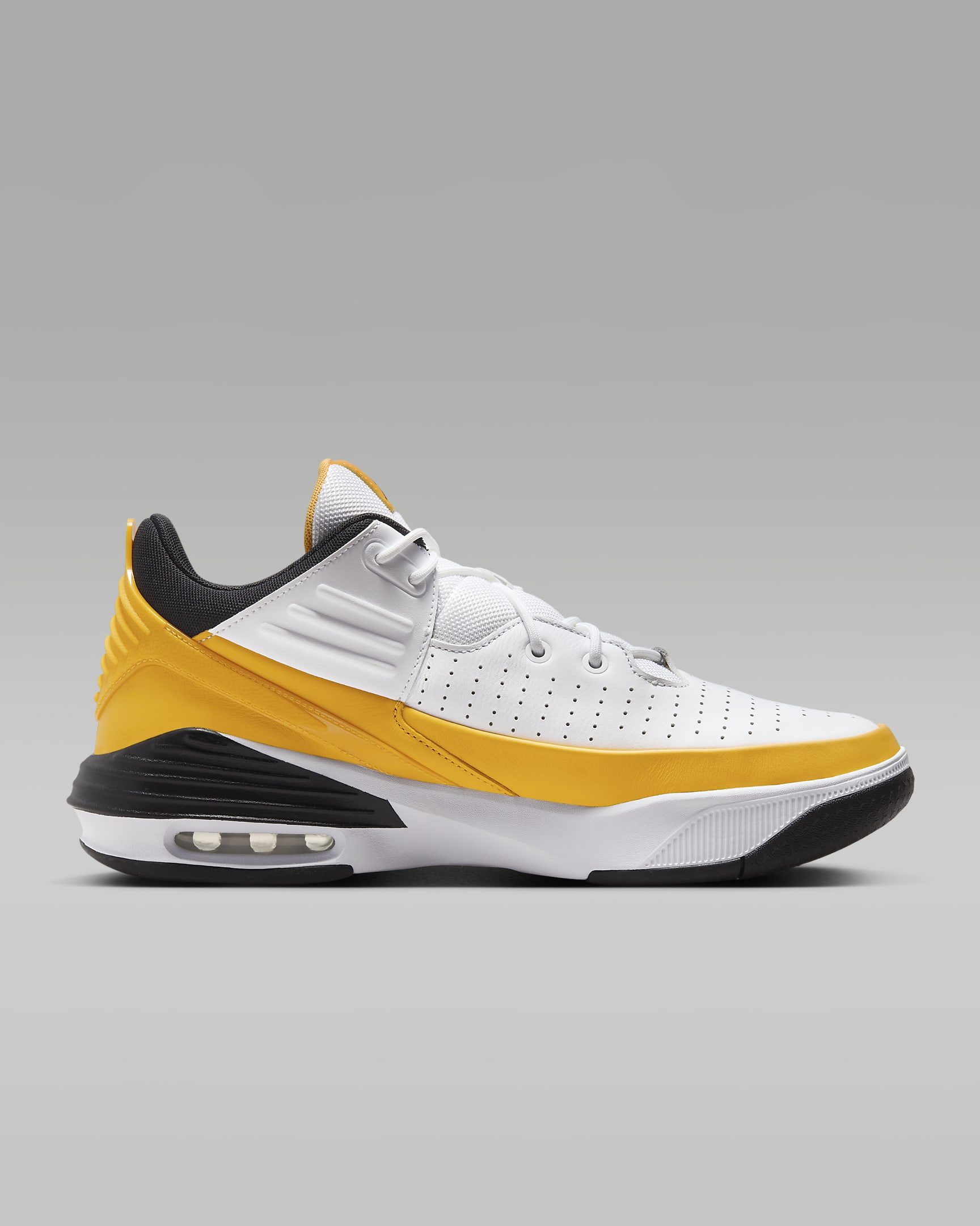 Jordan Max Aura 5 Men's Shoes - Yellow Ochre/Black/White