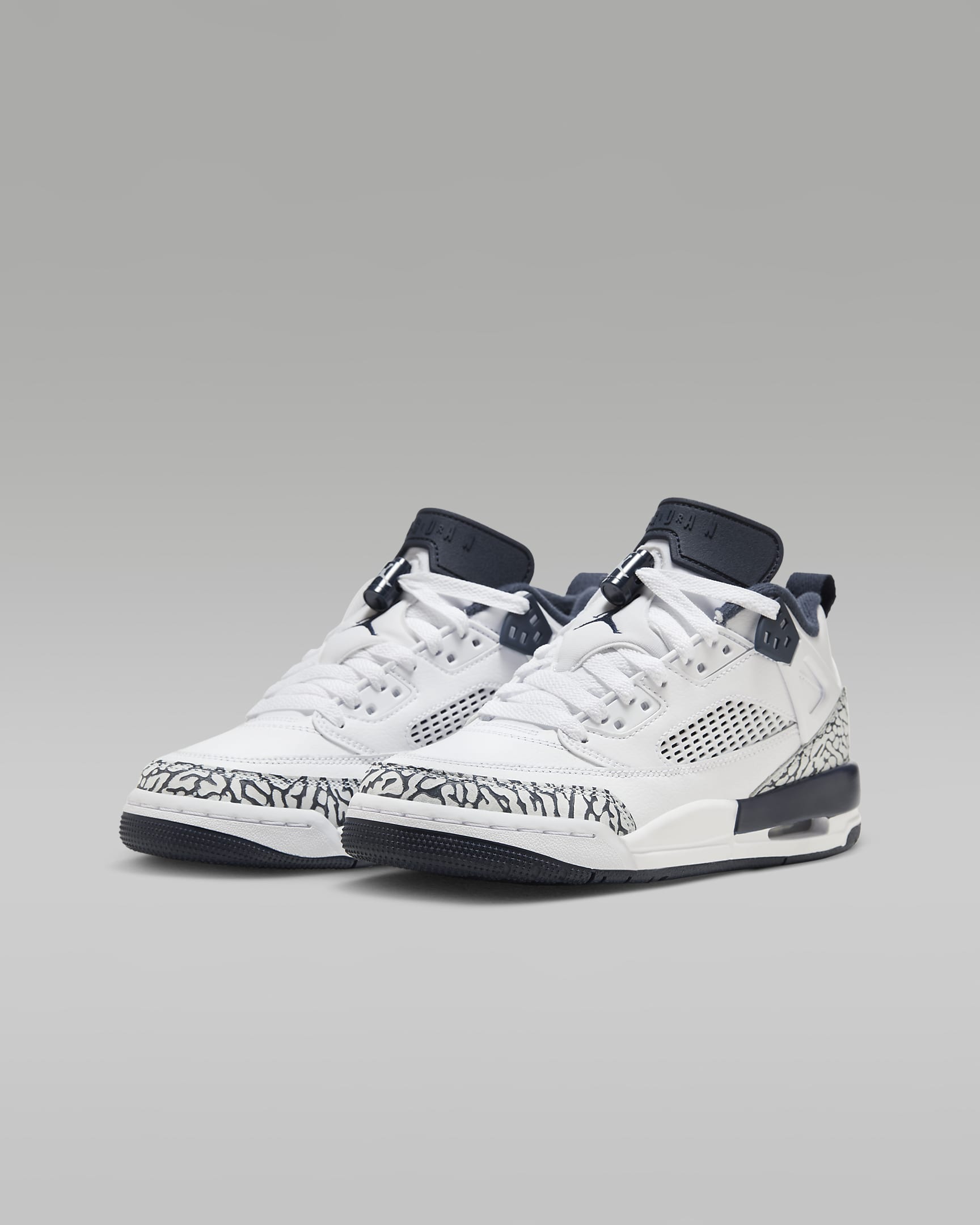 Tenis para niños grandes Jordan Spizike Low - Blanco/Platino puro/Obsidiana