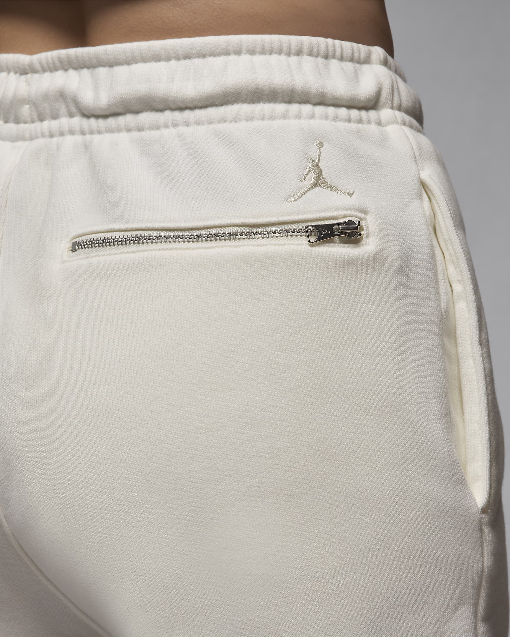 Air Jordan Wordmark Men's Fleece Shorts - Sail/Sail