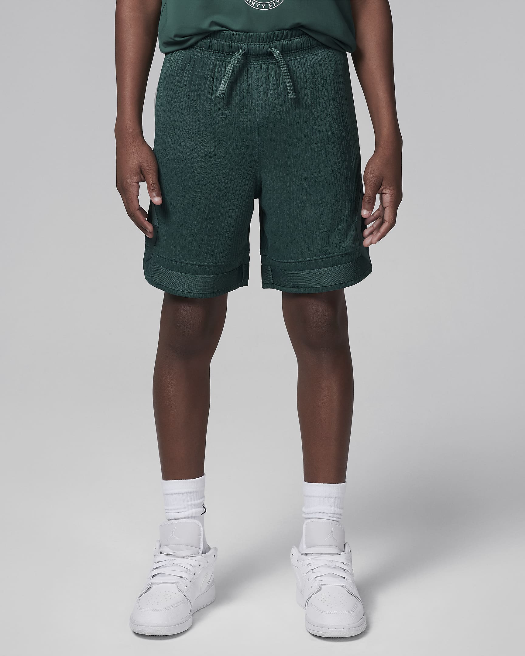 Jordan MJ Advanced Sport Dri-FIT Statement Diamond-shorts til større børn - Oxidized Green